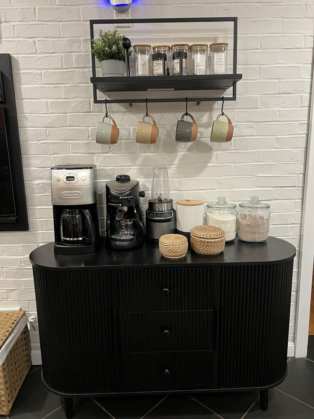 Mora Ceramic Large Latte Mug Set of 4, 16oz - Microwavable, Porcelain Coffee Cups With Big Handle - Modern, Boho, Unique Style For Any Kitchen. Microwave Safe Stoneware - Assorted Neutrals - Customer Photo 1