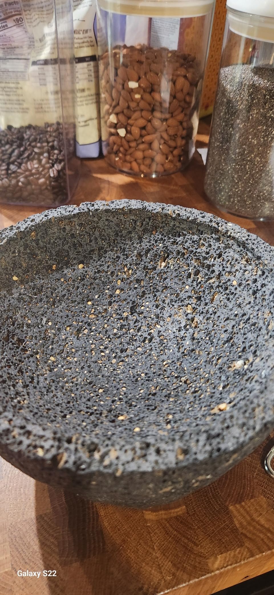 The original Molcajete Mexicano volcanic rock Handmade of Authentic Lava Rock in Mexico - Molcajete de Piedra volcanica - Customer Photo 3