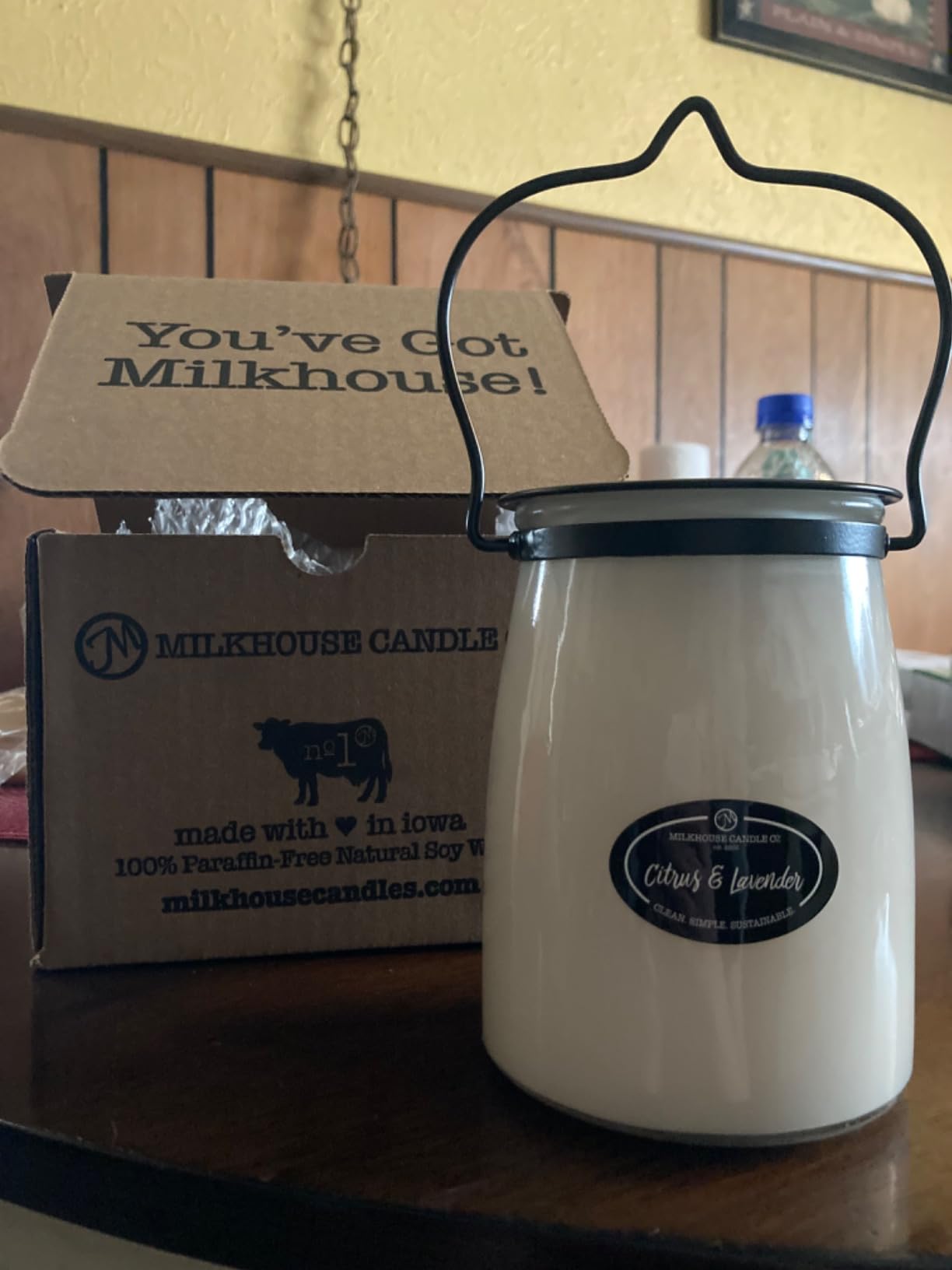Milkhouse Candle Company - Saltwater Mist - Creamery Collection - 16oz Double Cotton Wick Soy Candles with Beeswax - Long Burn Time, Made in The USA - Non Toxic, Premium Scented Candles - Customer Photo 3