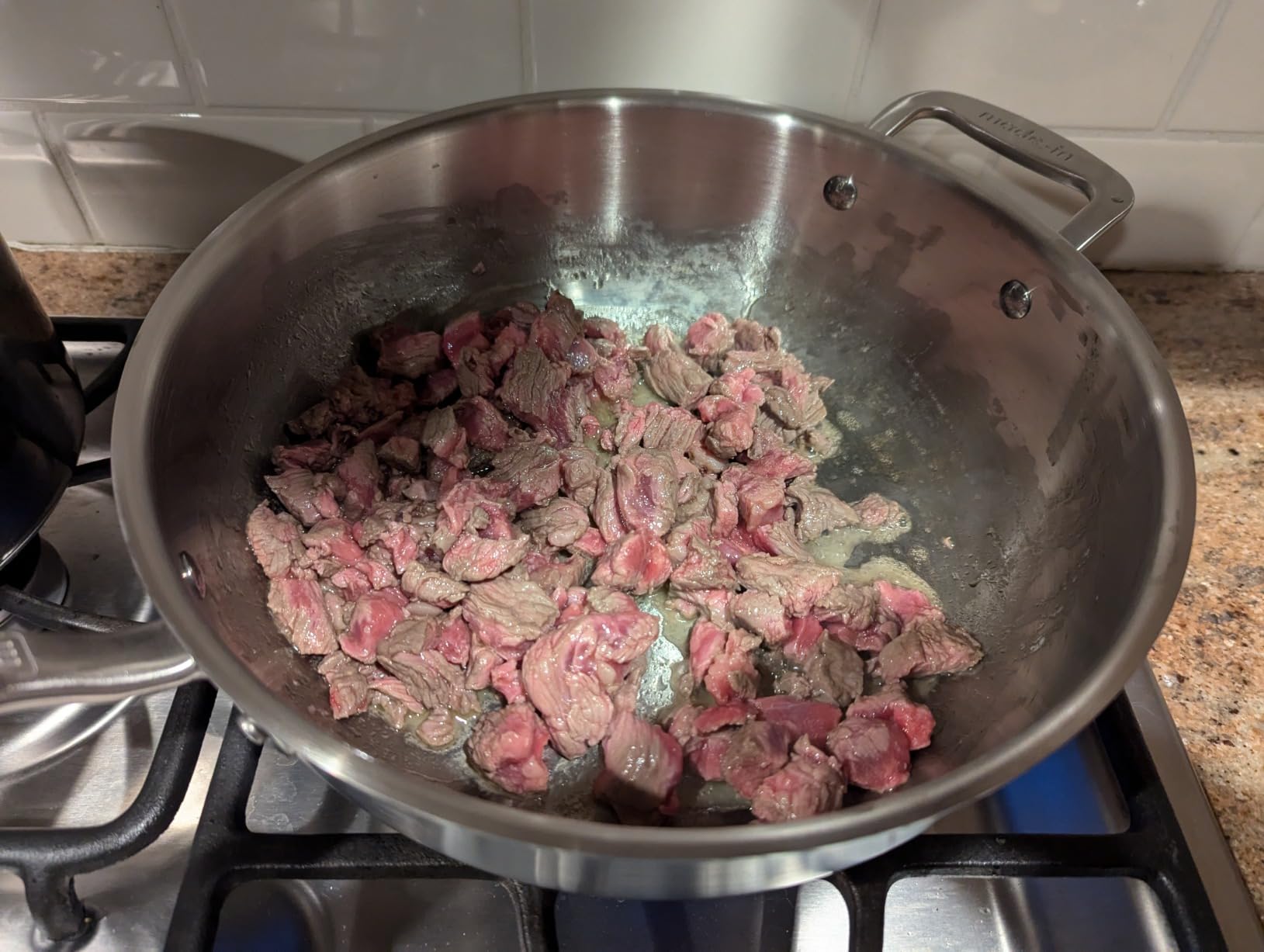 Made In Cookware | 3 Quart Stainless Steel Saucier Pan | 5 Ply Stainless Clad | Professional Cookware | Crafted in Italy | Induction Compatible customer photo 1