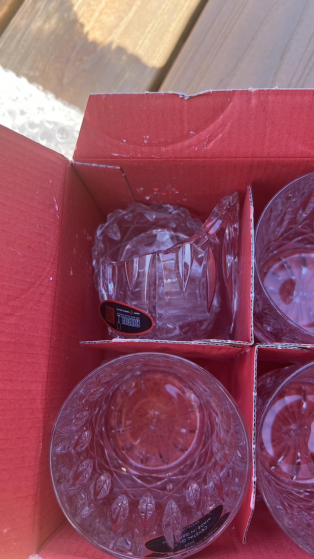Riedel Spey Double Old Fashioned Whisky Glasses Set of 4 – Premium Crystal Tumblers for Scotch, Bourbon, Cocktails & Whiskey – Elegant Barware Gift - Customer Photo 1