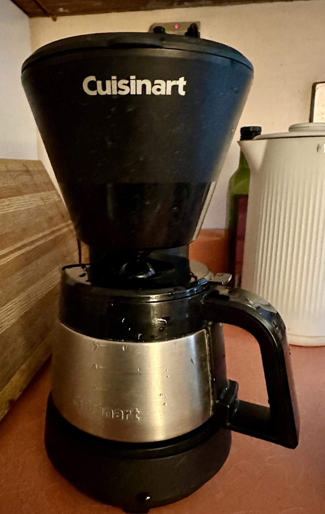 Cuisinart 5-Cup Coffee Maker with Stainless Steel Carafe, Coffee Machine with Removable Water Reservoir, Charcoal Water Filter, 30-Minute Keep Warm, and Brew Pause, DCC-5570NAS - Customer Photo 1