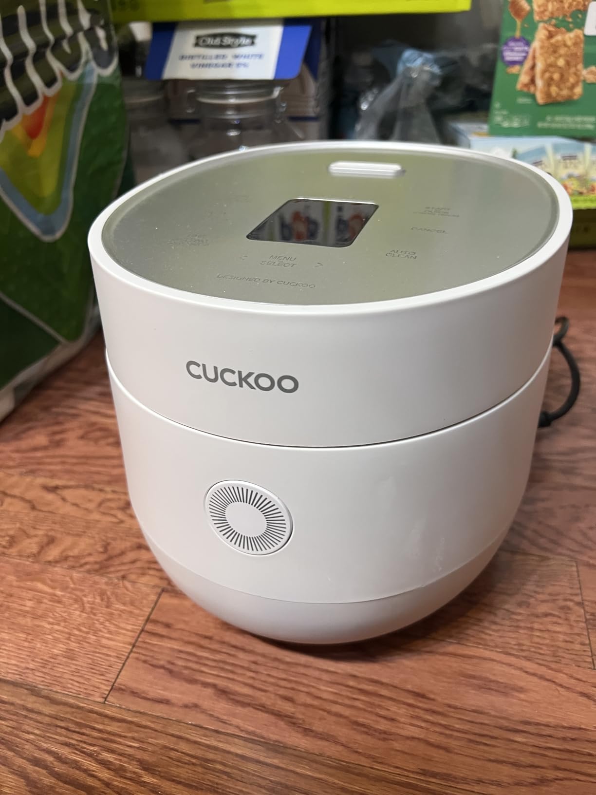 CUCKOO Micom Rice Cooker 3-Cup Uncooked / 6-Cup Cooked with Nonstick Inner Pot, Small Rice Maker with 8 Menu Options, Fuzzy Logic Technology, Auto Clean, Quick Rice Mode, White (CR-0375FW) - Customer Photo 1