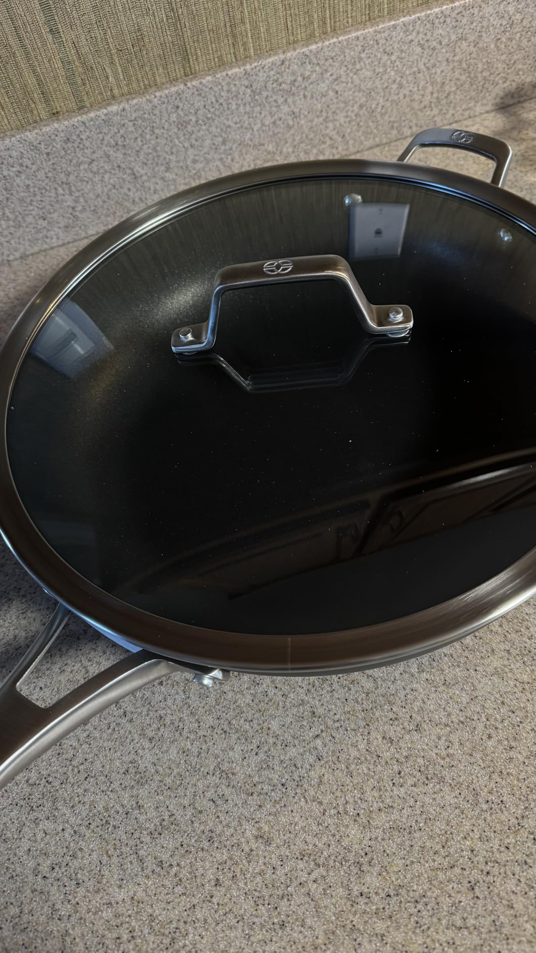 Calphalon Premier Space-Saving Nonstick Cookware Set, 8-Piece, Stackable, Hard-Anodized Aluminum - Customer Photo 2