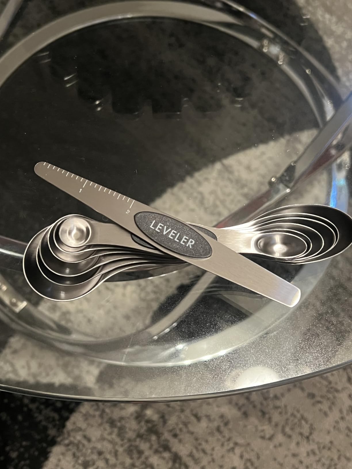 Magnetic Measuring Spoons Set Stainless Steel with Leveler-9pcs Stackable Measuring Cups for Baking-Measuring Cups and Spoon Set Kitchen Gadgets Apartment Essentials Fits in Spice Jars - Customer Photo 5