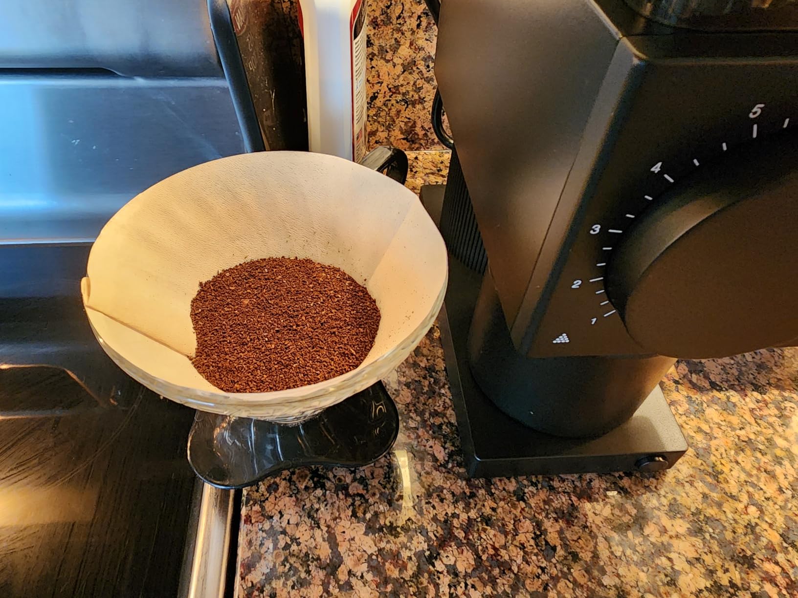Fellow Ode Gen 2 Brew Grinder – Electric Burr Coffee Grinder for Home, 31 Precision Settings, Stainless Steel, Quiet, Anti-Static, Ideal for Pour Over, French Press & Cold Brew – Matte Black - Customer Photo 0