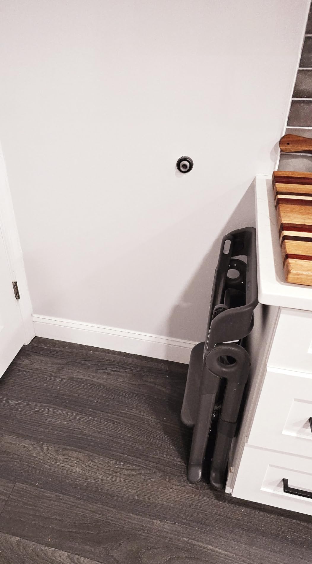 Boon Pivot Toddler Tower - Folding Toddler Step Stool for Bathroom Sink or Kitchen Countertop - Step Stool for Toddlers with CPC Certification - Gray - Ages 18 Months to 4 Years - Customer Photo 1