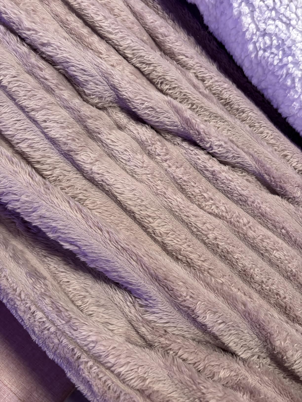Bedsure GentleSoft White Throw Blanket for Couch - Birthday Gifts for Women Mom Her Girls, Cozy Fleece Blanket for Sofa Bed, Living Room Home Bedroom Decor Dorm Essentials, Off White, 50x60 Inches customer photo 1