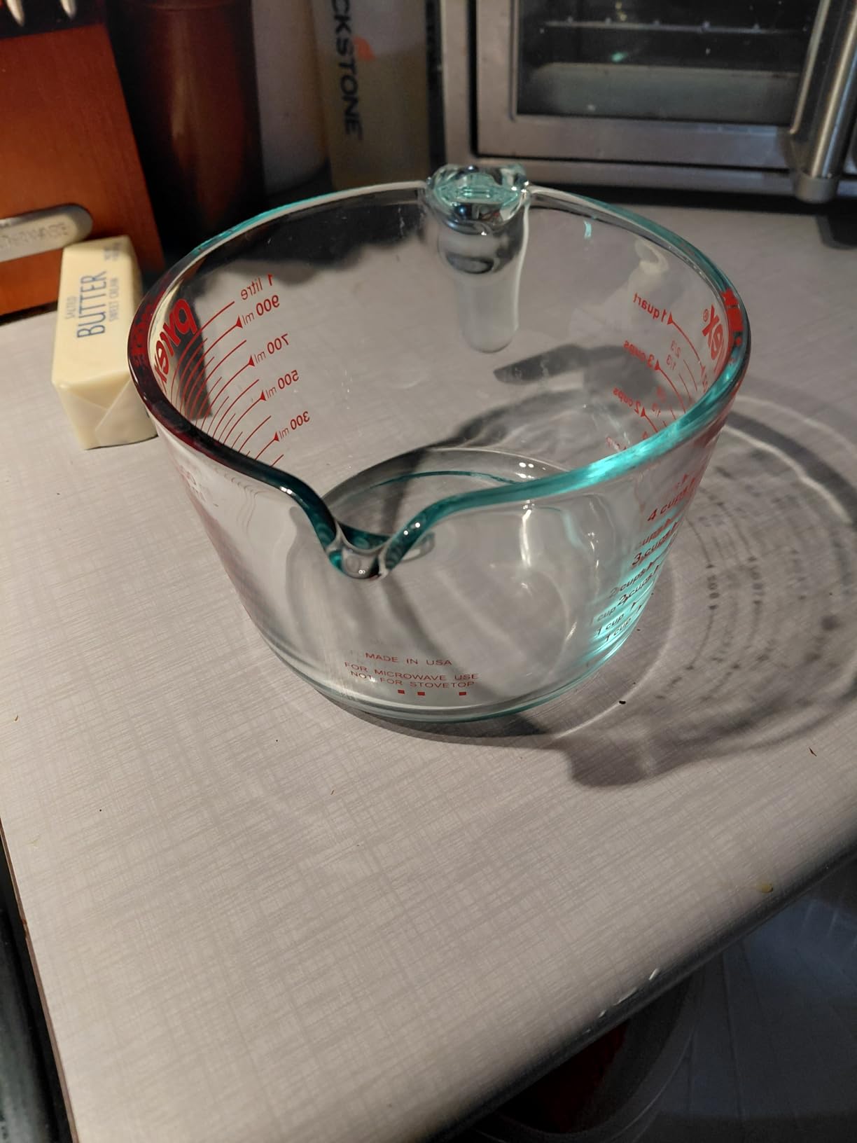 Pyrex 4-Cup Glass Measuring Cup For Baking and Cooking, Dishwasher, Freezer, Microwave, and Preheated Oven Safe, Essential Kitchen Tools - Customer Photo 1