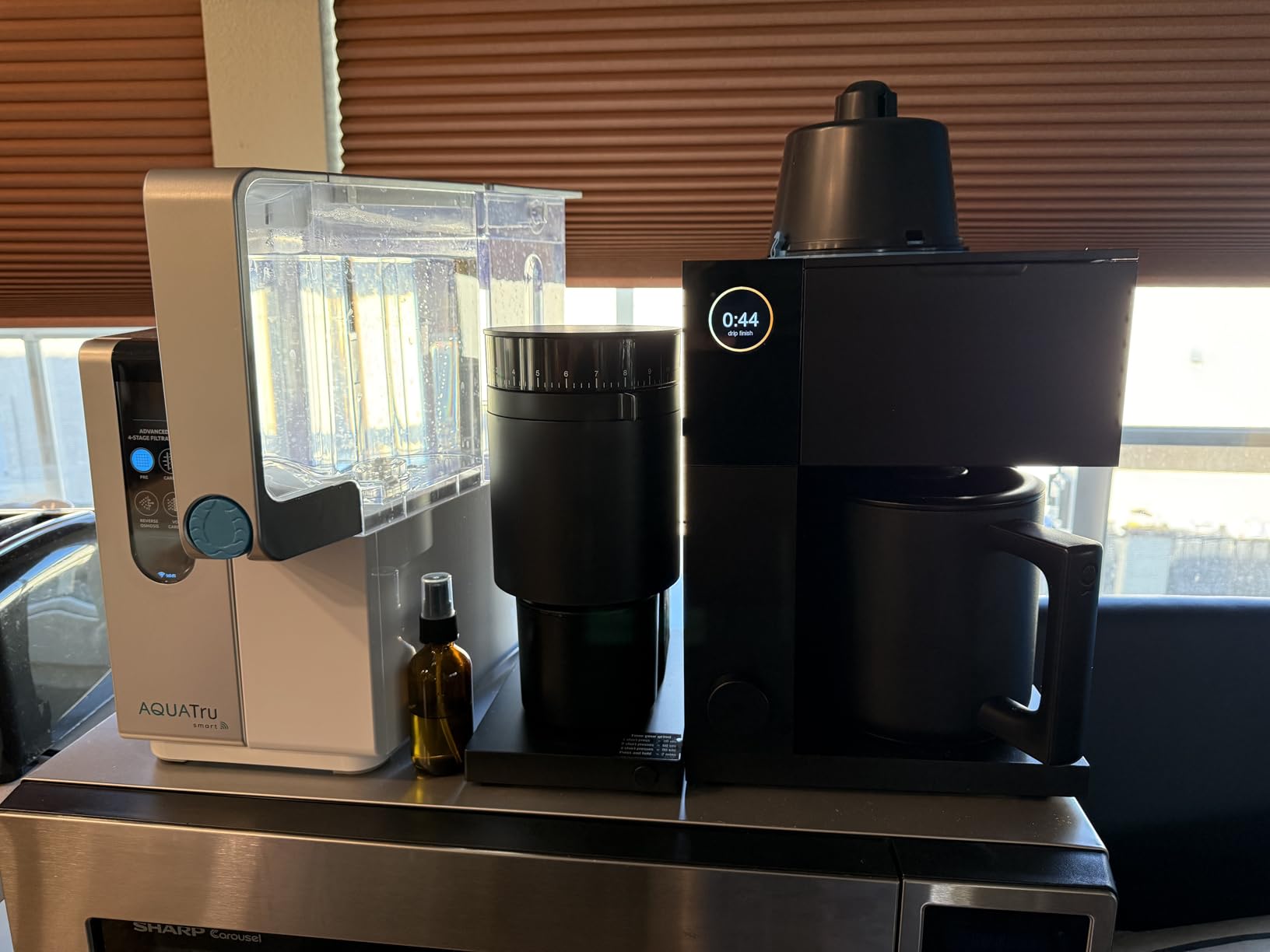 Fellow Opus Conical Burr Coffee Grinder – Electric Espresso Grinder for Home Use, 41 Adjustable Settings for Drip, French Press, Cold Brew & More, 40mm Stainless Steel Burrs, Matte Black - Customer Photo 1