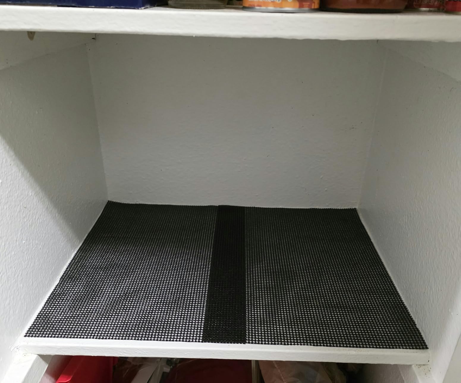 BAGAIL Drawer and Shelf Liner, 12 in X 10 Ft Non-Adhesive Shelf Liners for Kitchen Cabinets, Thick Strong Grip Liners for Desk, Shelves, Bathroom Drawers, Cabinet Protection - Black - Customer Photo 0