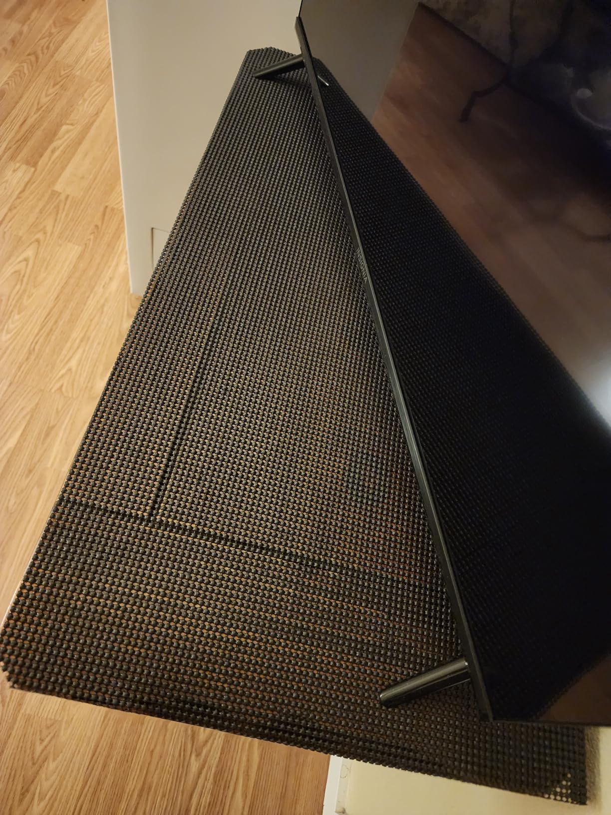 BAGAIL Drawer and Shelf Liner, 12 in X 10 Ft Non-Adhesive Shelf Liners for Kitchen Cabinets, Thick Strong Grip Liners for Desk, Shelves, Bathroom Drawers, Cabinet Protection - Black - Customer Photo 2