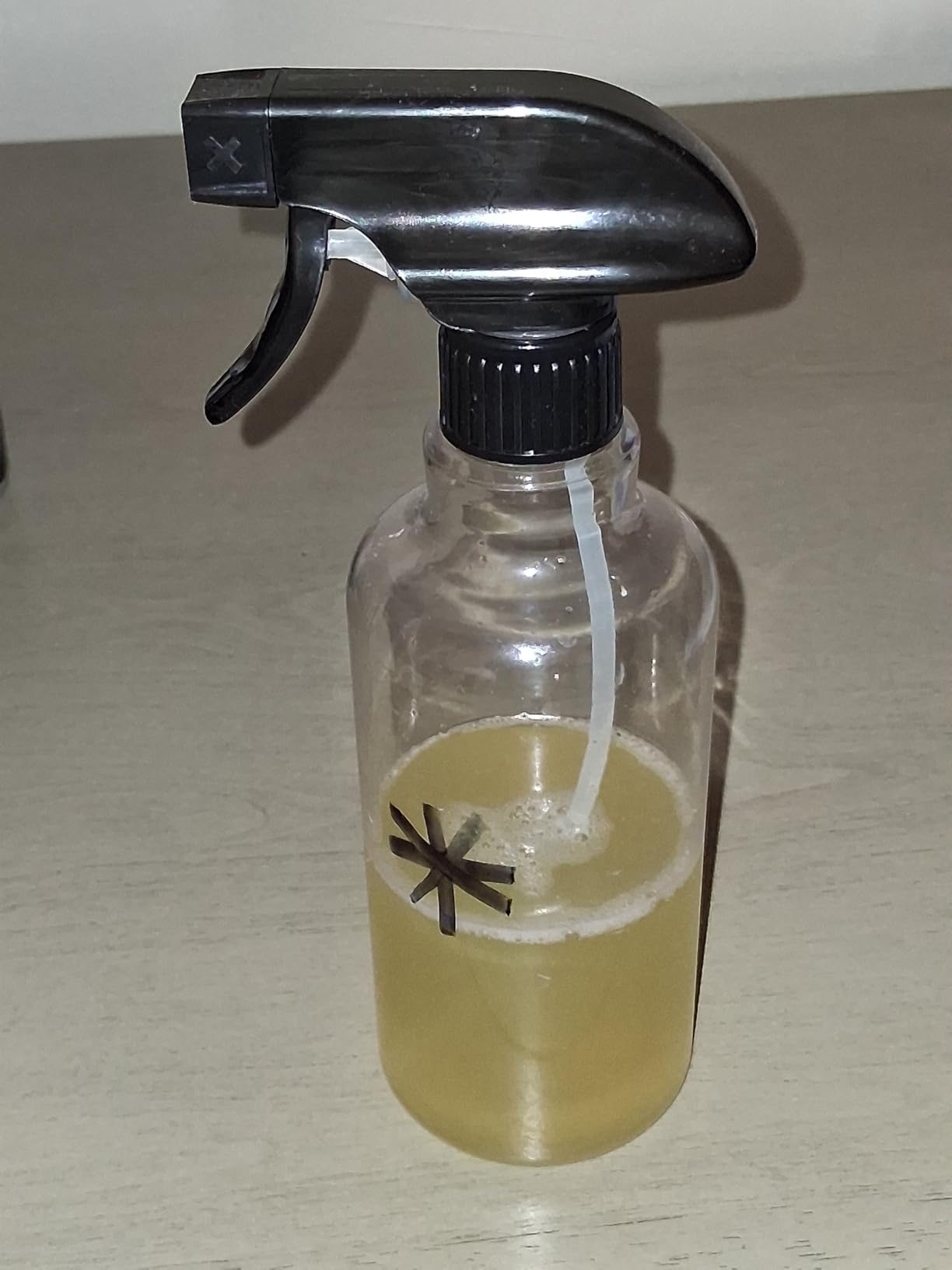 Plastic Spray Bottles Empty Spray Bottle 16.9oz/500ml 2 Pack Heavy Duty Spraying Bottles Mist/Stream Water Bottle for Cleaning Solutions, Essential Oils, Hair (Clear) - Customer Photo 2