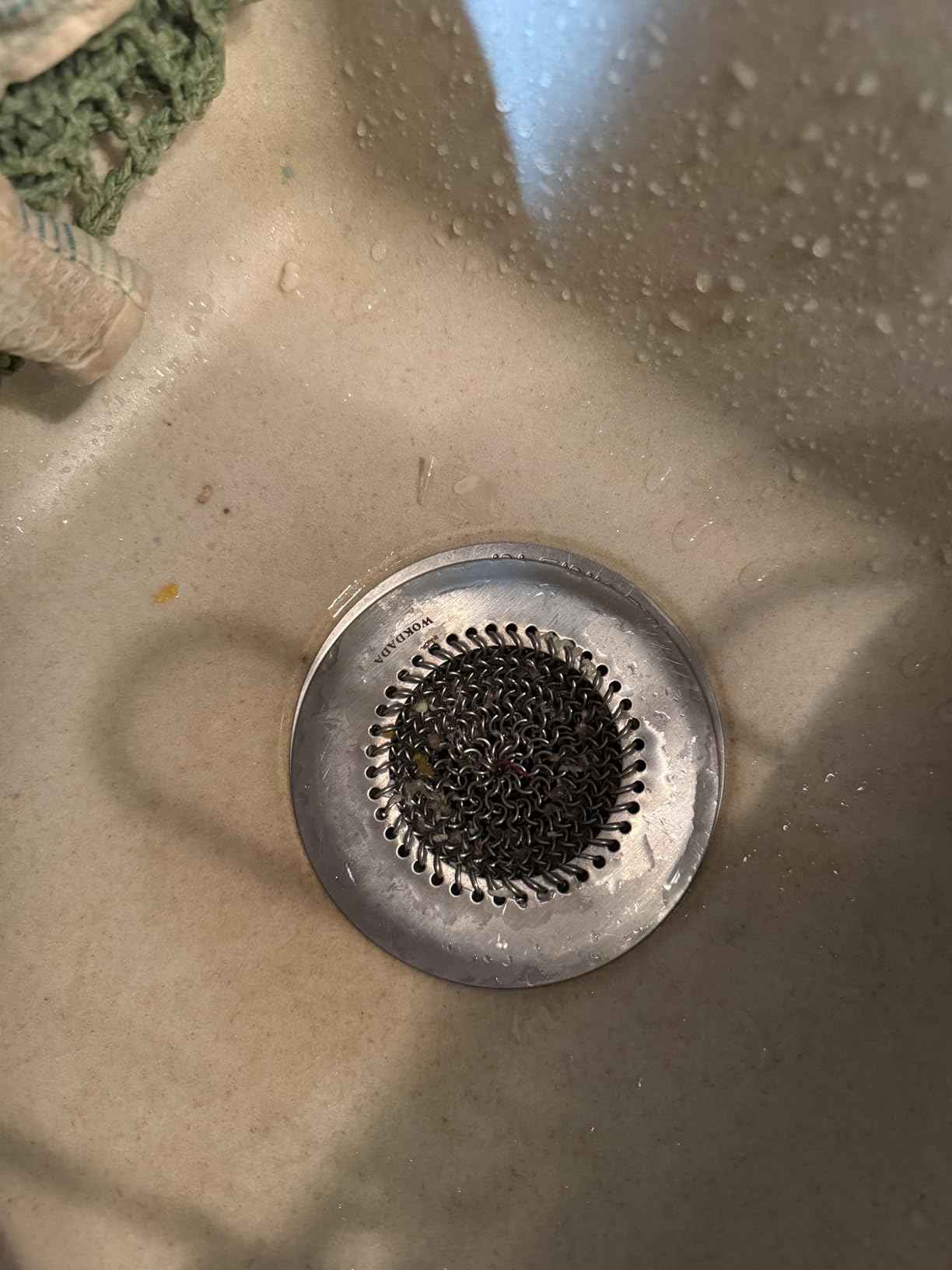 Revolutionary Kitchen Sink Drain Strainer/Patented Reversible Chain Mesh, Effortless Cleaning & Debris Catcher, Large Capacity, No Clog, 304 Stainless Steel & Rust-Proof/Handmade customer photo 1