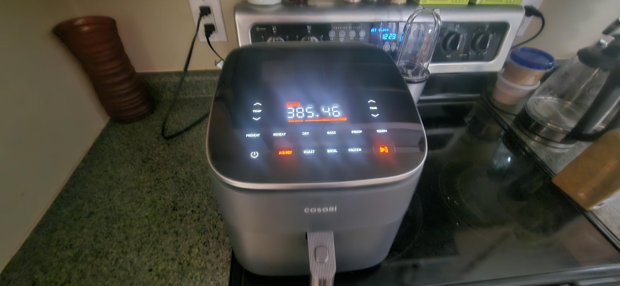 Cosori 9-in-1 TurboBlaze Air Fryer 6 Qt, PFAS-Free Ceramic Coating, 90°-450°F, Precise Heating for Even Results, Air Fry, Roast, Bake, Broil, Dry, Frozen, Proof, Reheat, Keep Warm customer photo 1