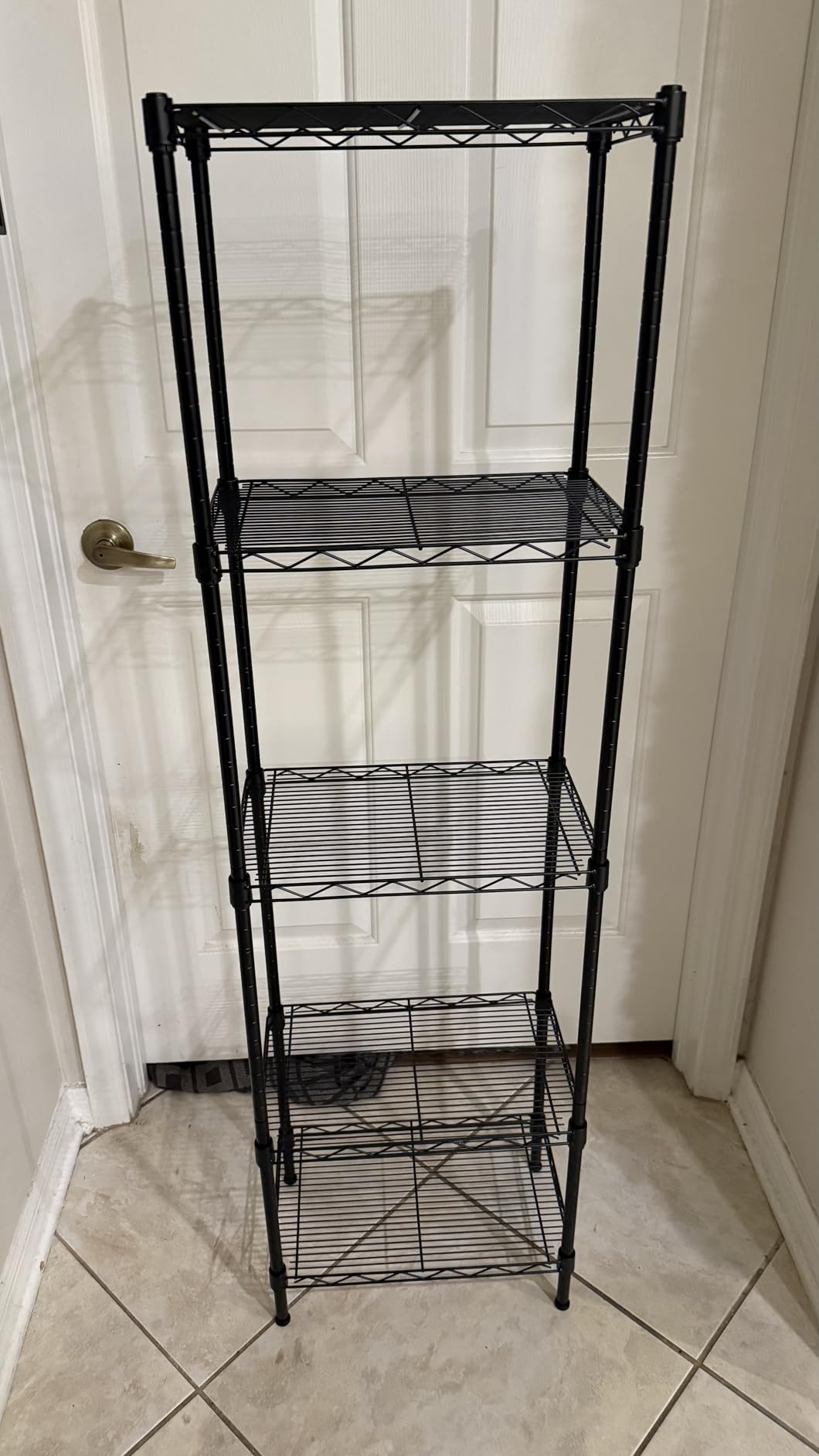 SINGAYE Metal Shelves Wire Shelving：Storage Rack Standing Units Shelf for Kitchen Laundry Bathroom Closet Organizers Pantry Narrow Mesh Adjustable 10