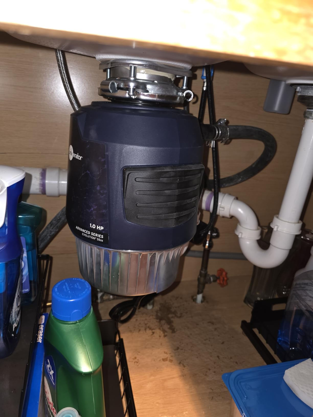 InSinkErator EVOLUTION 1HP 1 HP, Advanced Series Continuous Feed Food Waste Garbage Disposal, Gray - Customer Photo 1