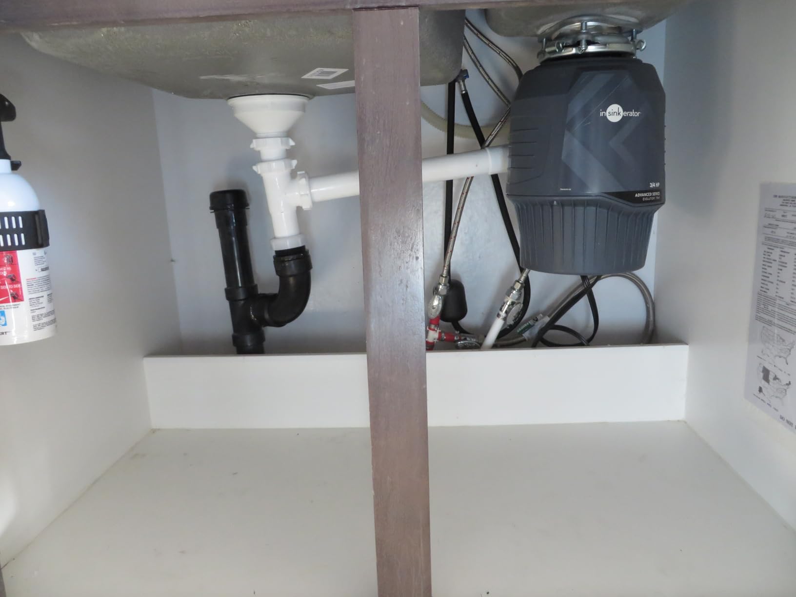 InSinkErator EVOLUTION 0.75HP 3/4 HP, Advanced Series EZ Connect Continuous Feed Food Waste Garbage Disposal, Gray - Customer Photo 2