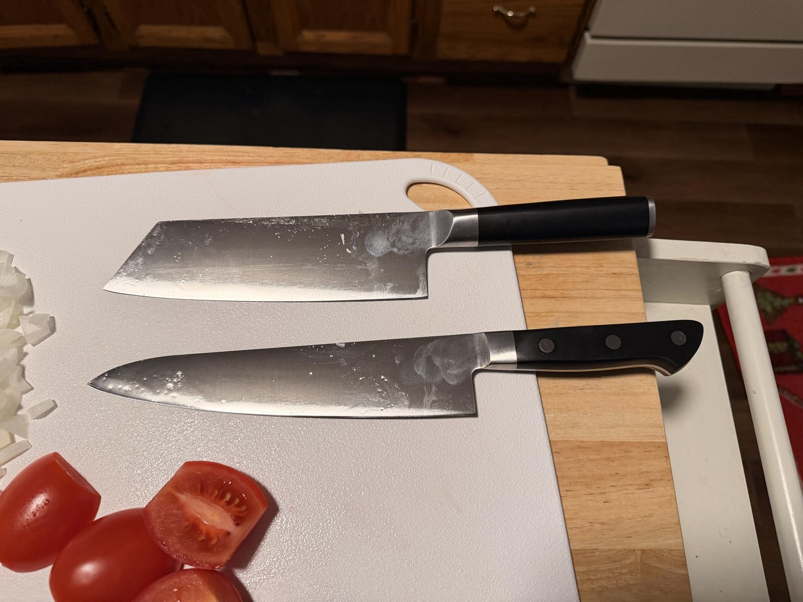 Babish 14-Piece Full Tang Forged Kitchen Knife Set – High-Carbon 1.4116 German Steel Cutlery with Protective Sheaths – Professional Chef Knife Set - Customer Photo 1