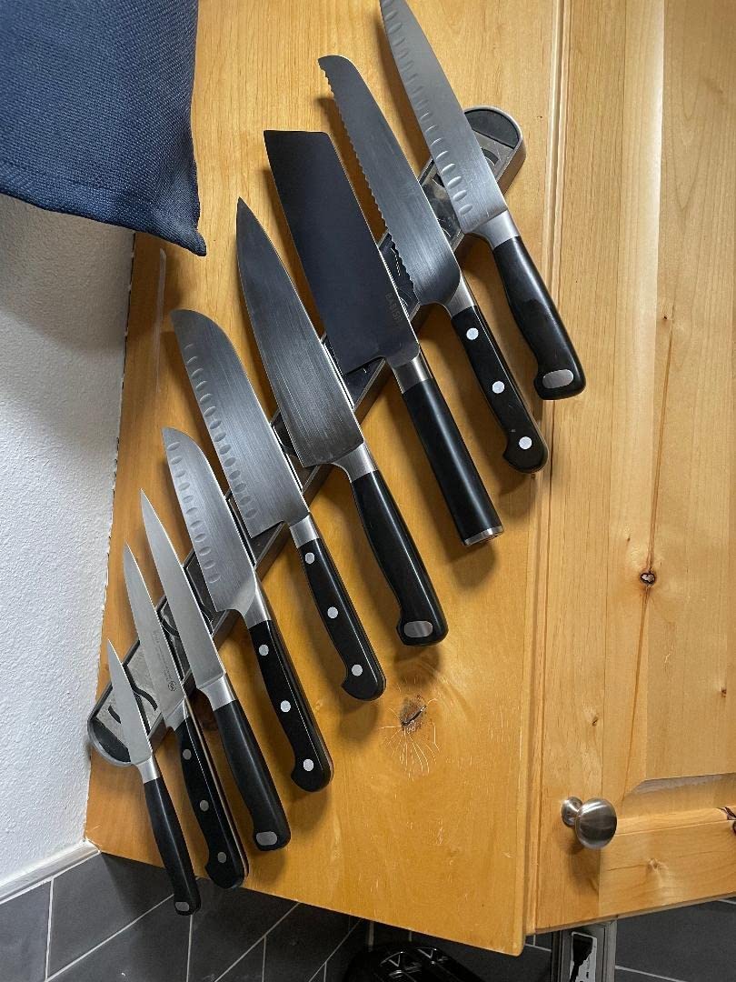 Babish 14-Piece Full Tang Forged Kitchen Knife Set – High-Carbon 1.4116 German Steel Cutlery with Protective Sheaths – Professional Chef Knife Set - Customer Photo 2