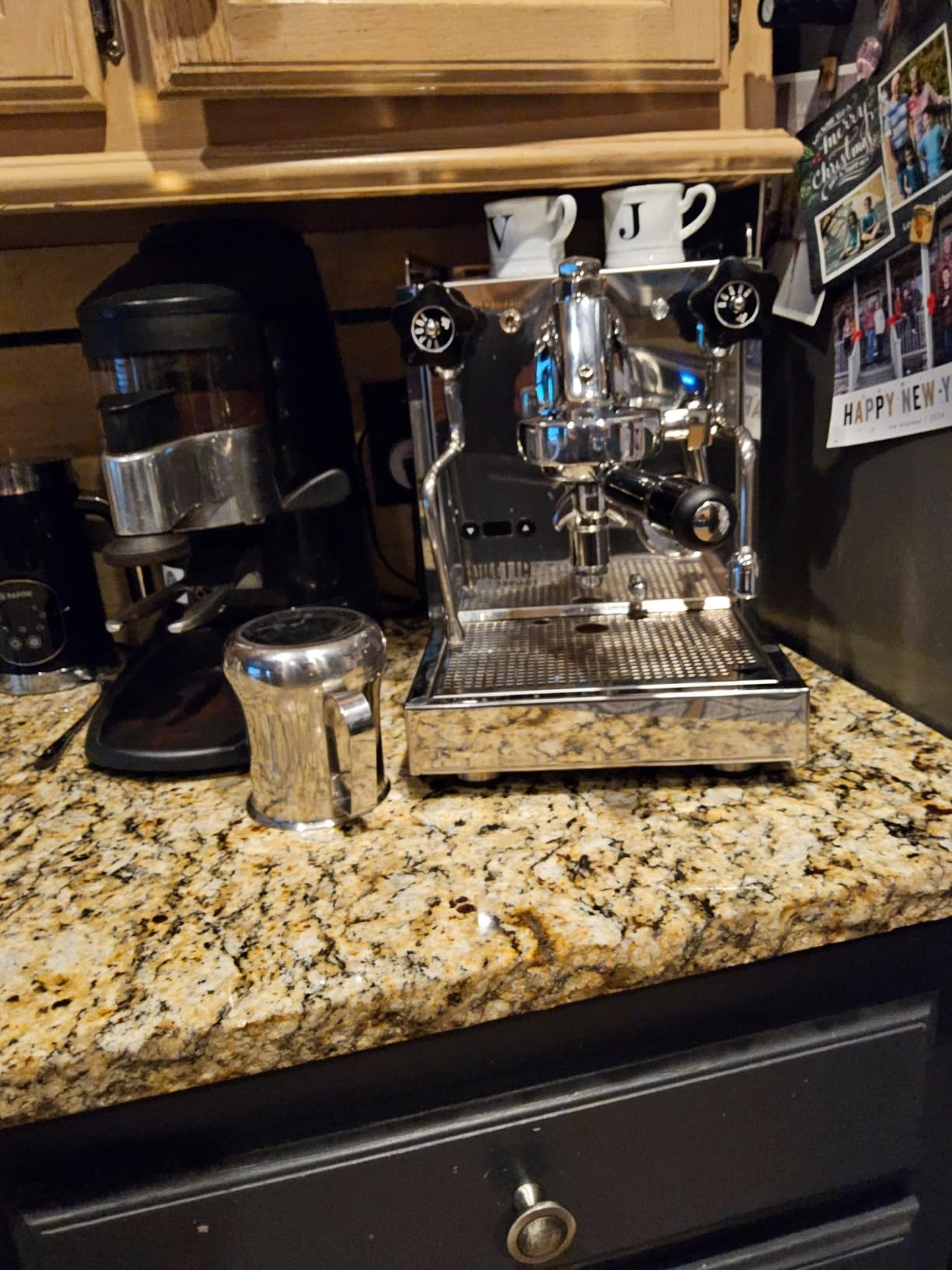 Diletta Bello+ Espresso Machine | E61 | PID Temperature Control | Shot Timer | Programmable Preinfusion | Handmade In Italy (Black) - Customer Photo 3