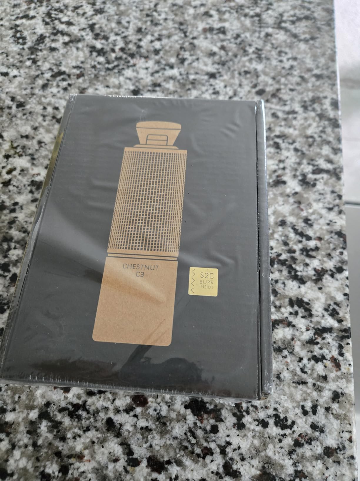 TIMEMORE Chestnut C2S Manual Coffee Grinder Stainless Steel S2C Conical Burr Coffee Grinder, Capacity 25g Hand Coffee Bean Grinder, Double Bearing Positioning, Black - Customer Photo 3