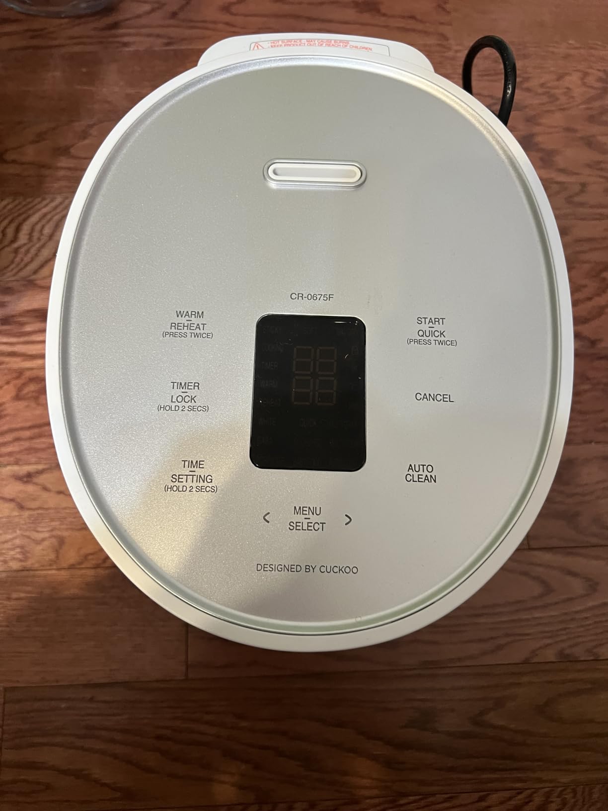 CUCKOO Micom Rice Cooker 3-Cup Uncooked / 6-Cup Cooked with Nonstick Inner Pot, Small Rice Maker with 8 Menu Options, Fuzzy Logic Technology, Auto Clean, Quick Rice Mode, Gray (CR-0375FG) - Customer Photo 2