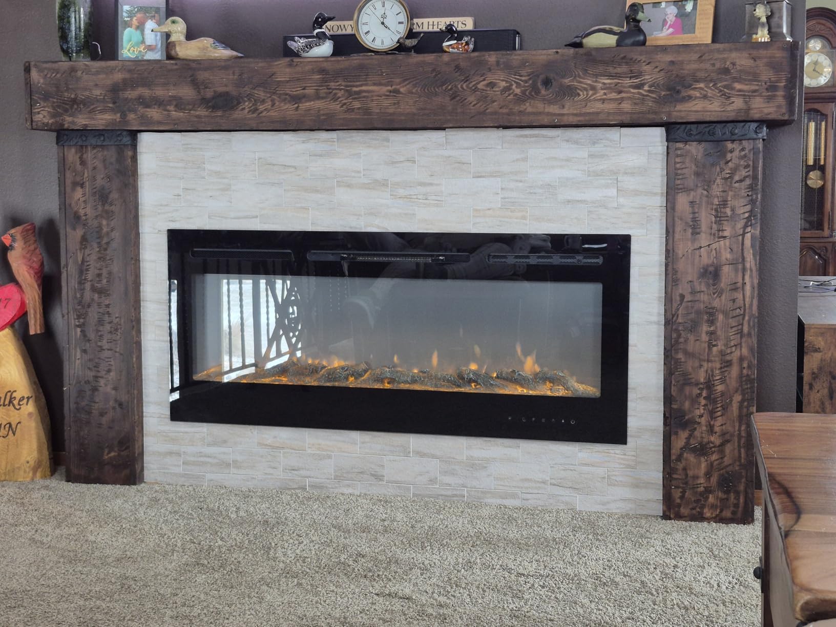 AULIGET 100 Piece Black Slate Peel and Stick Backsplash Wall Tiles, 3