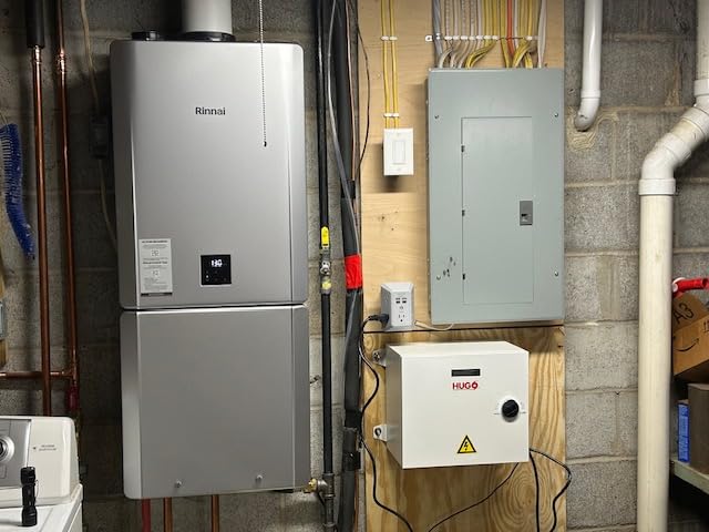 NEW Rinnai RXP199iN Condensing Smart Sense Natural Gas or Propane Tankless Water Heater, Indoor or Outdoor Water Heater, Up to 11.1 GPM, 199,000 BTU, with Recirculation Pump - Customer Photo 2