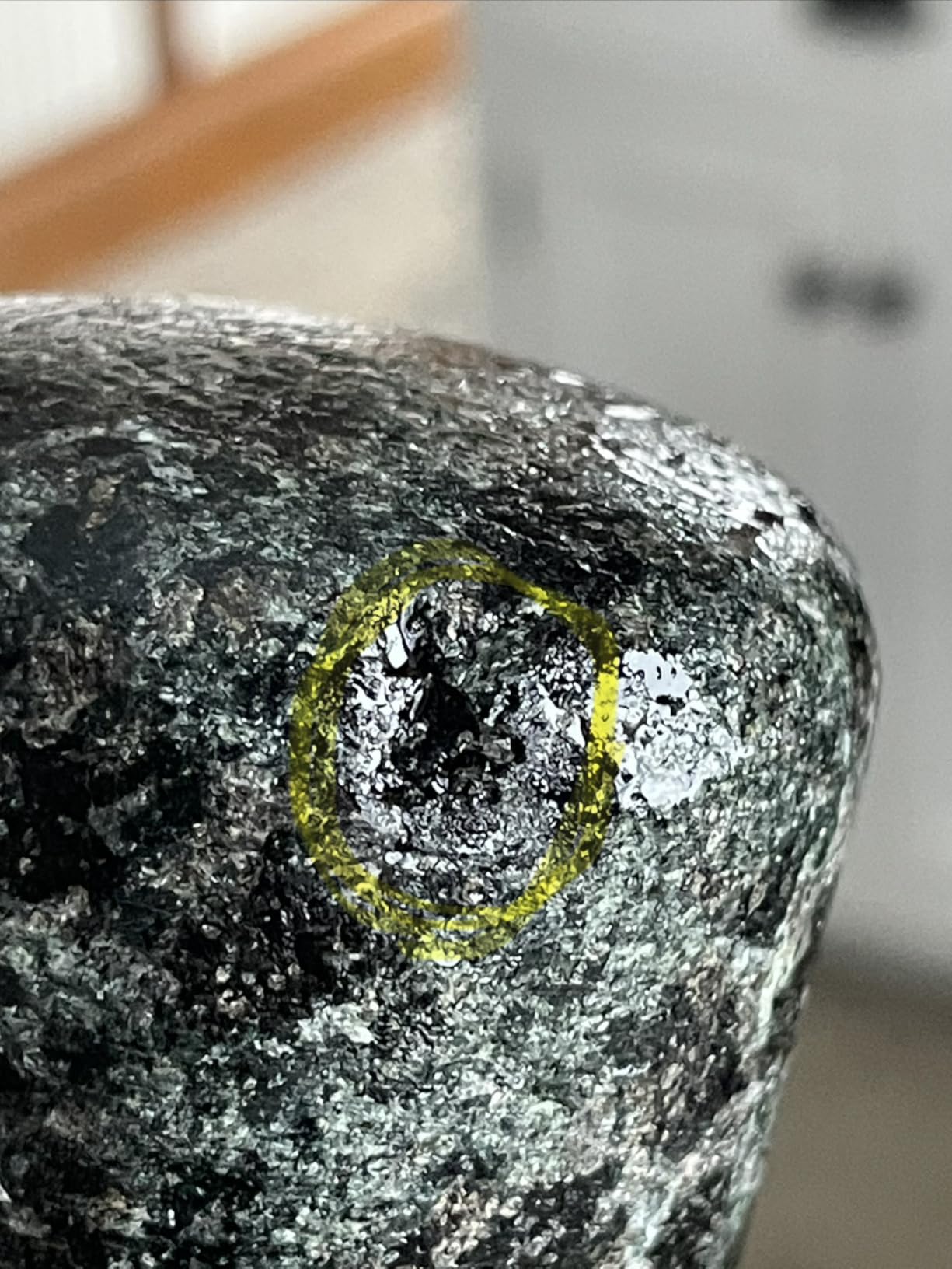 ChefSofi 1.5 Cup-Capacity Mortar and Pestle Set - Unpolished Heavy Granite for Enhanced Performance and Organic Appearance - Customer Photo 3