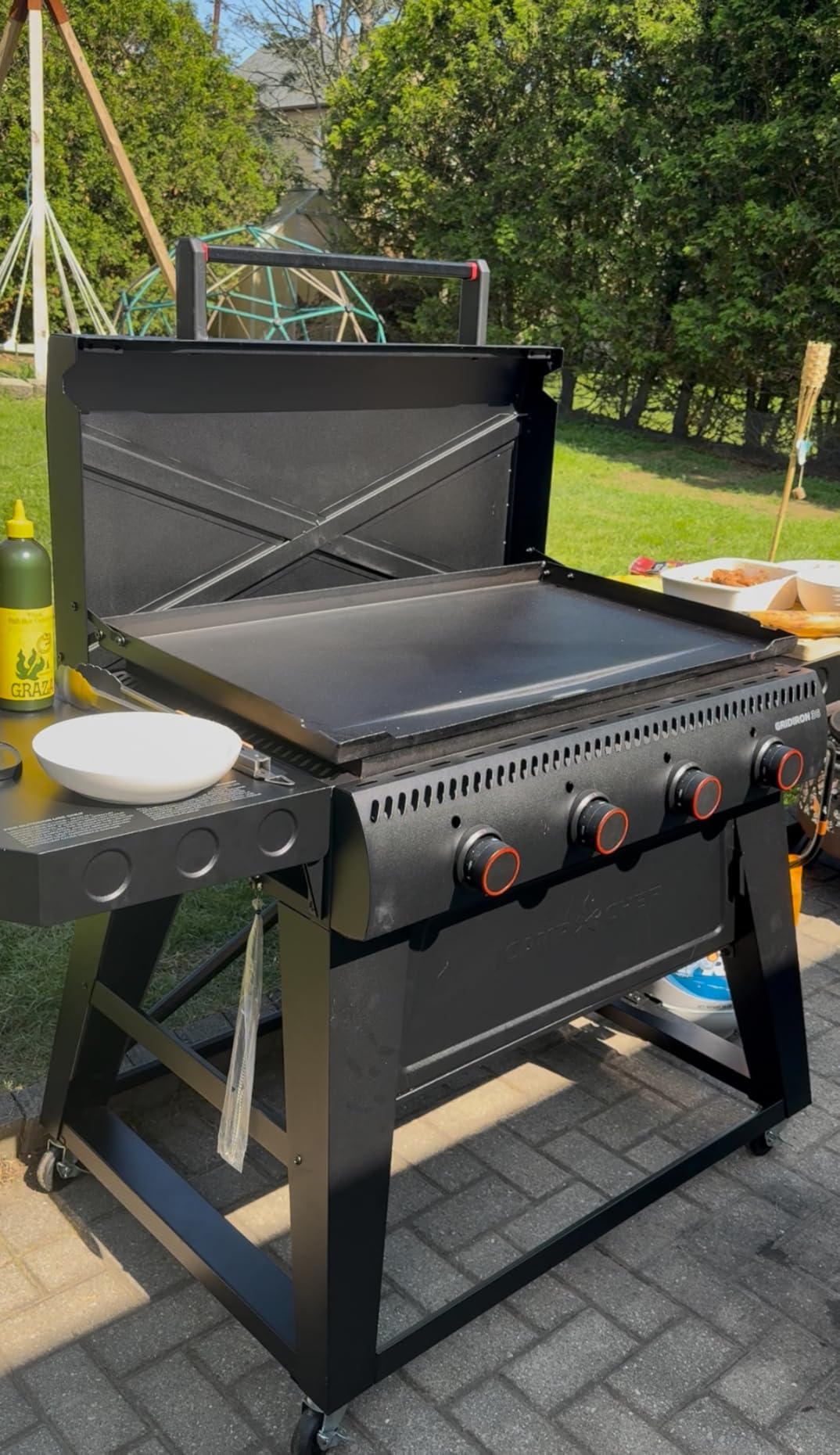 Camp Chef Gridiron 36 - Outdoor Griddle Grill with Flamethrower Ignition & Hidden Grease Catcher - Premium Flat Top Grill for Outdoor Cooking - Customer Photo 1