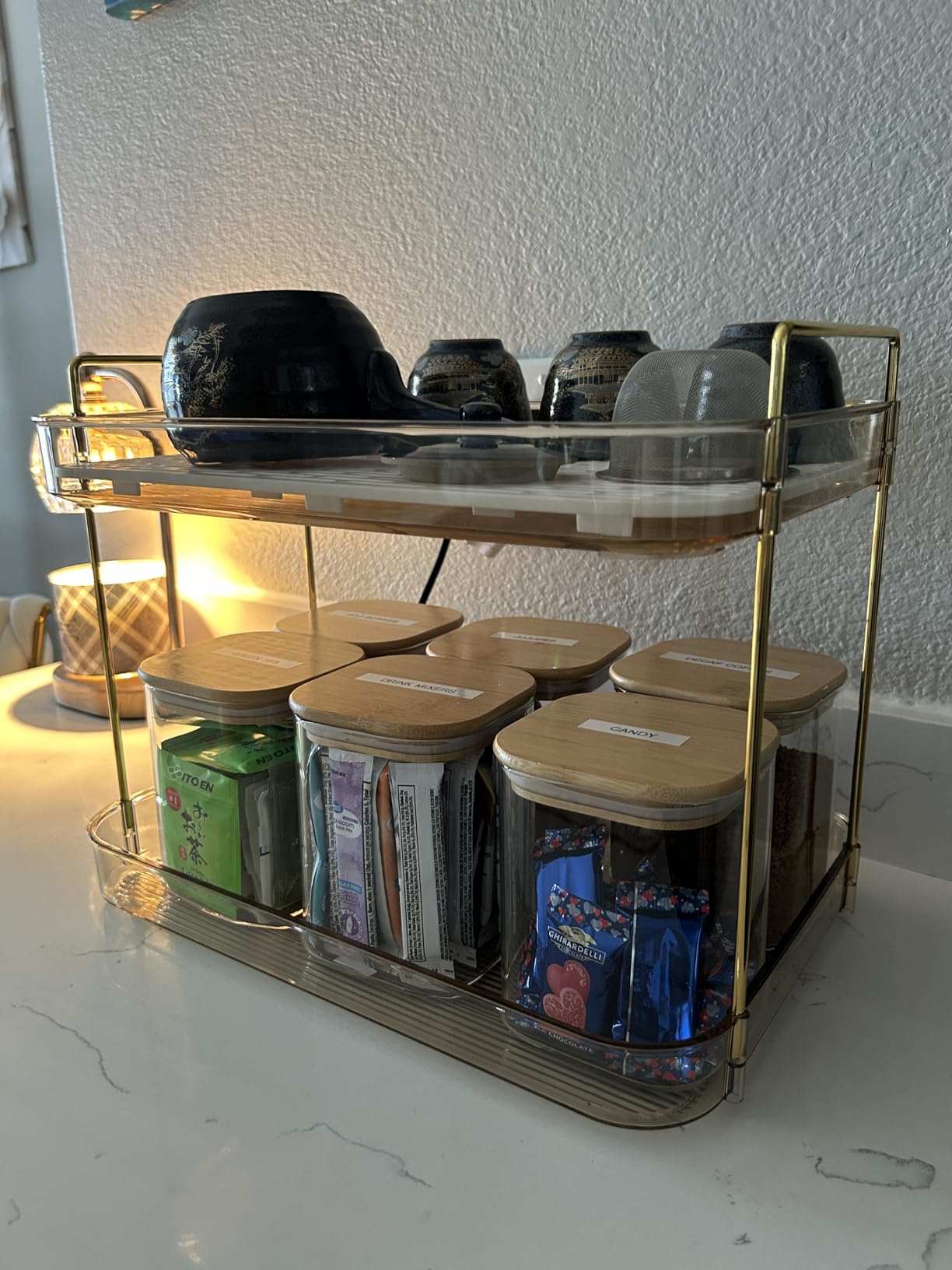 ComSaf 1.2 QT Glass Storage Containers with Lids, Square Canister Set of 6 Customer Review ComSaf 1.2 QT Glass Storage Containers with Lids, Square Canister Set of 6 - Customer Photo 2