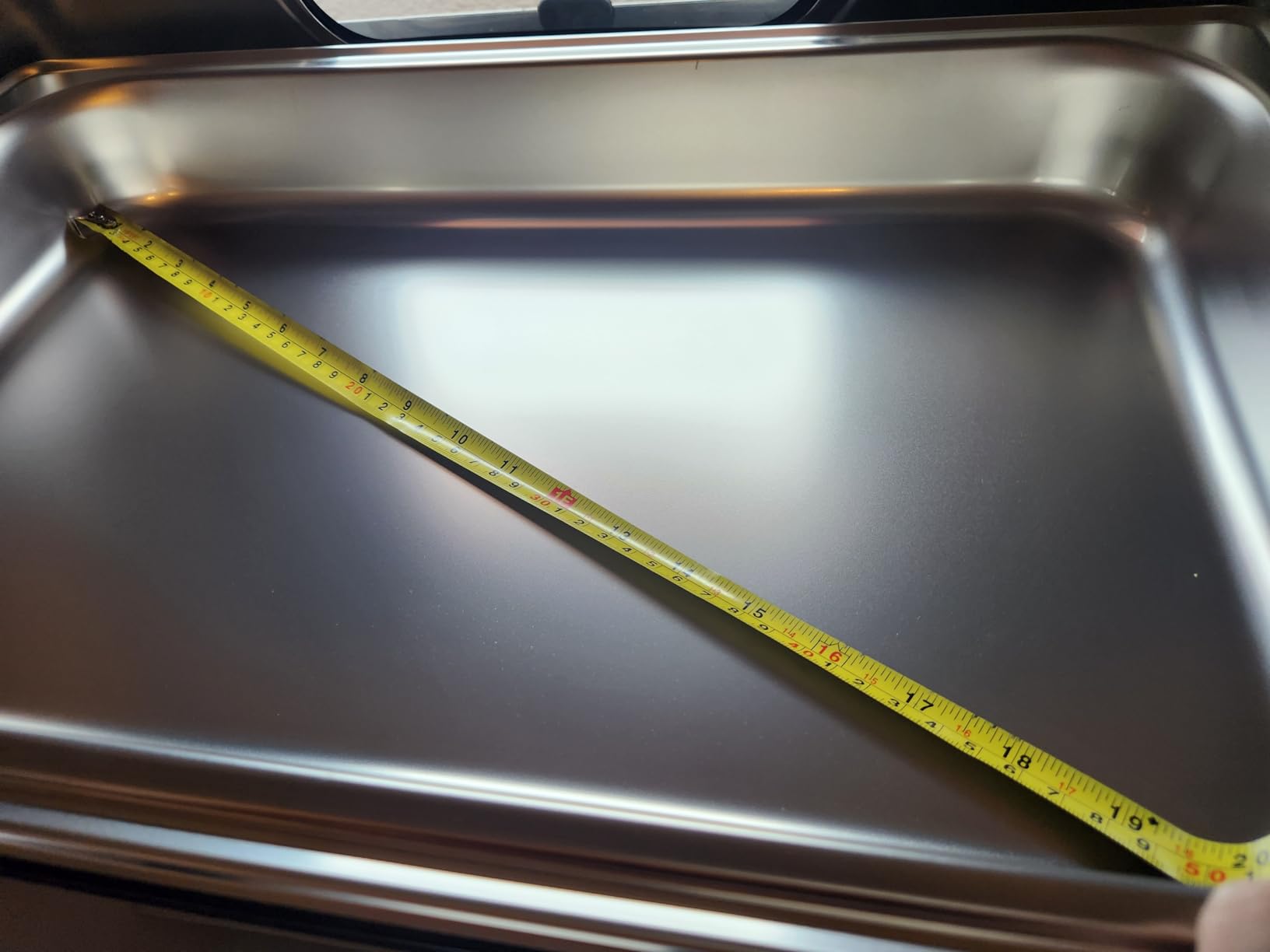 PYY Electric Chafing Dish Buffet Set, Roll Top Chafing Dish, Stainless Steel Chaffing Server Set Chafer for Catering,Buffets (2 Half-Size with Lid) - Customer Photo 2