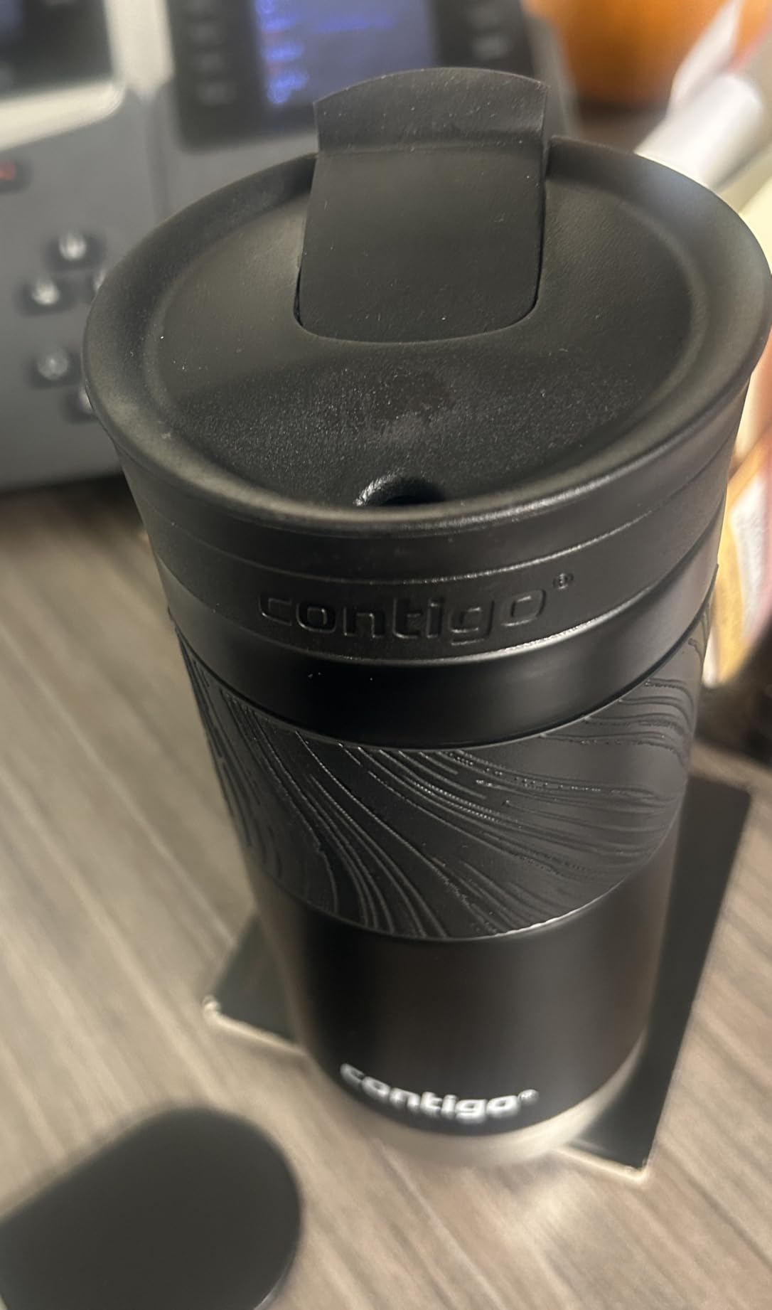 Contigo Byron 2.0 Stainless Steel Travel Mug with Snapseal Lid and Grip 20oz, Blueberry - Customer Photo 1
