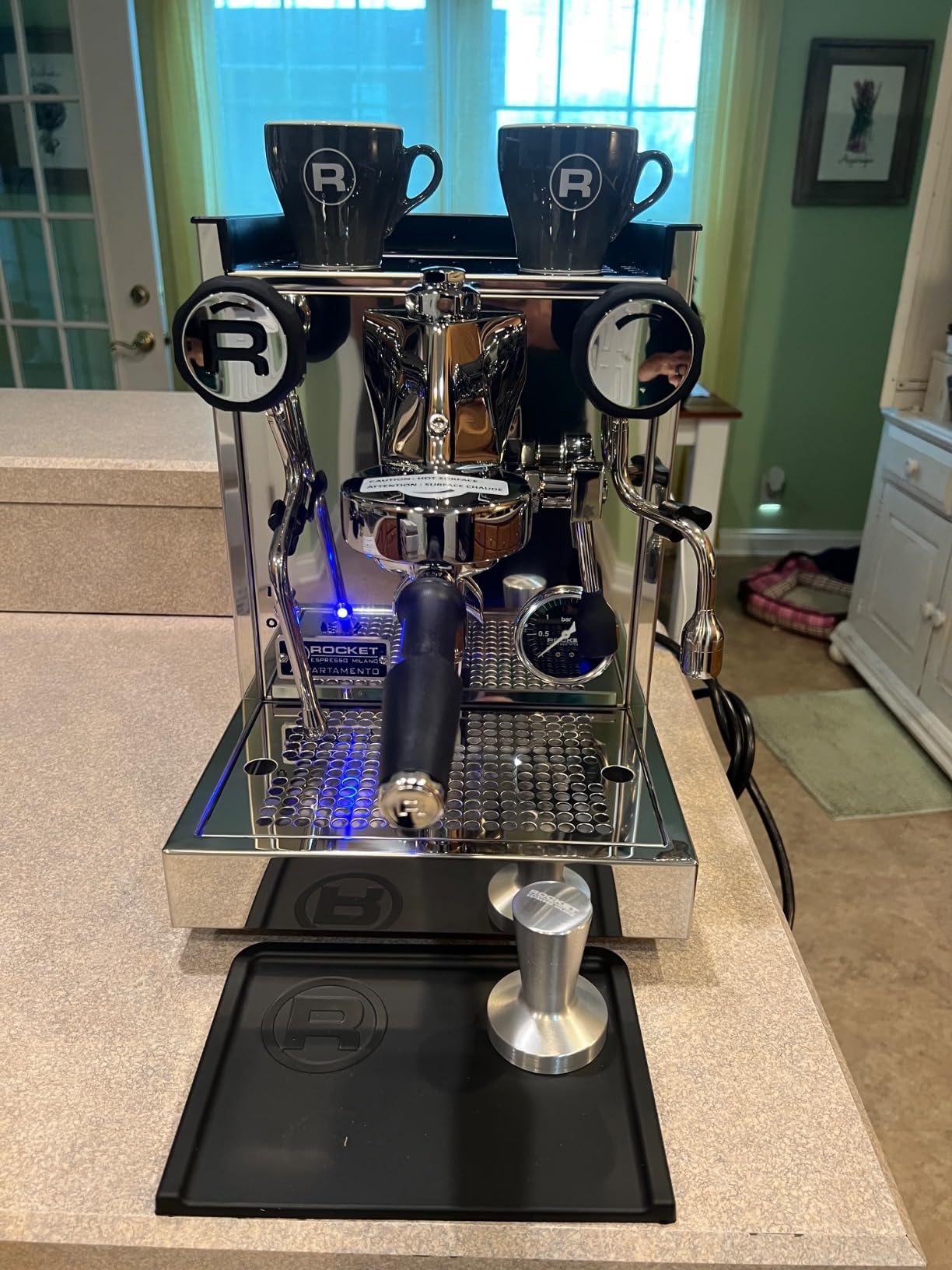 Rocket Espresso Appartamento TCA Espresso Machine (Stainless/Black) - Customer Photo 1