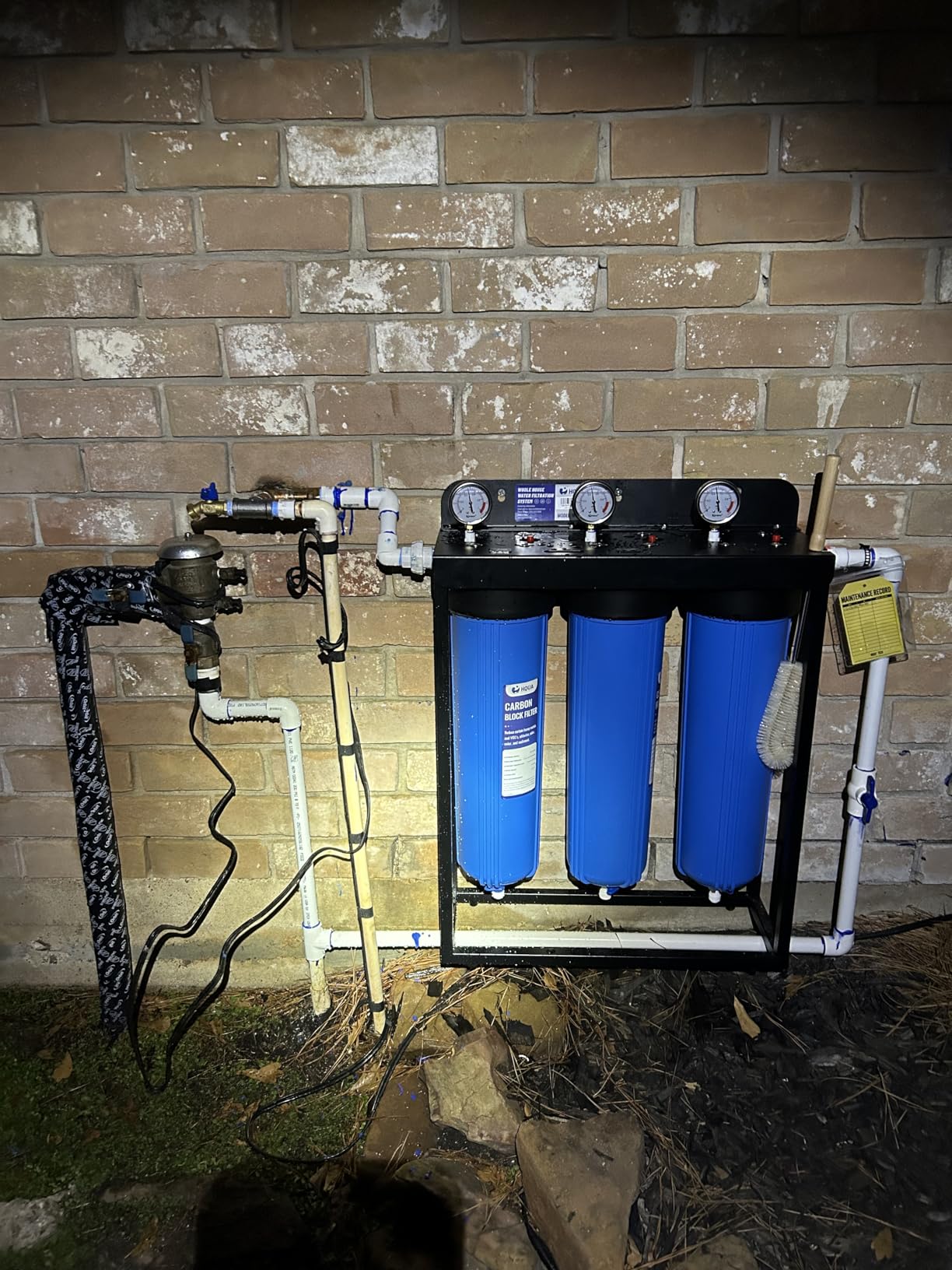 WF3-01 3-Stage Whole House Water Filtration System, Reduces Heavy Metals (Lead, Mercury, Arsenic, Cadmium, Chromium), Chlorine, Sediment, Odor, and VOC’s customer photo 1