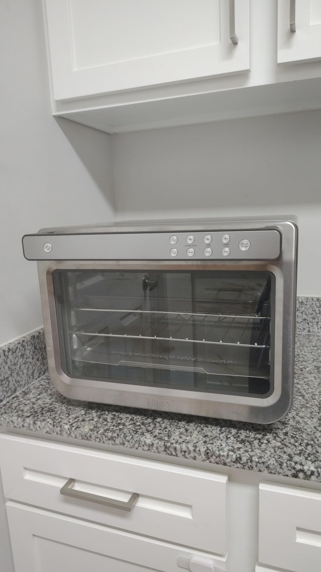 Ninja Air Fryer & Toaster Oven | Prestige Smart XL Countertop Oven | Bakes up to 20 Cookies, Fits up to a 12lb Turkey | Pizza, Toast, Bake, Air Fry & Reheat | 1800 Watts | Stainless Steel | DT501 Customer Review Ninja Air Fryer & Toaster Oven | Prestige Smart XL Countertop Oven | Bakes up to 20 Cookies, Fits up to a 12lb Turkey | Pizza, Toast, Bake, Air Fry & Reheat | 1800 Watts | Stainless Steel | DT501 - Customer Photo 1