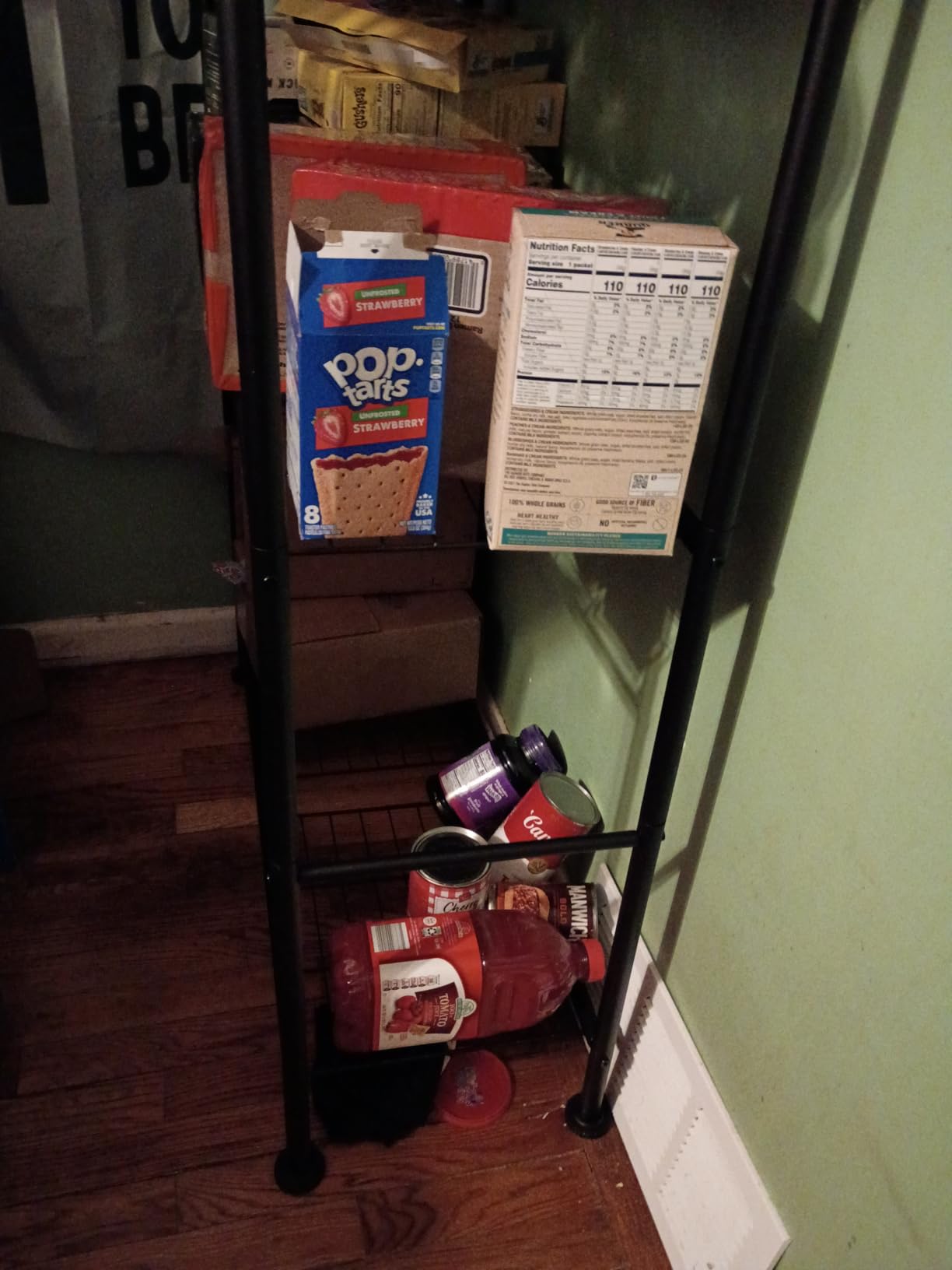Storage Shelves - 5 Tier Shelf Organizer, Heavy Duty Garage Shelving Unit with Leveling Feet, Stable Metal Shelves Organizer for Pantry, Kitchen and Closet, 33.0