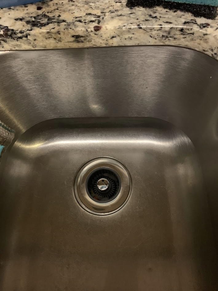 Sink Drain Strainer - Sink Stopper Kitchen Drain, 3 in 1 Kitchen Sink Drain Strainer with Anti-Clogging Basket, Kitchen Gadgets Clearance Sink Accessories, Fit US Standard 3-1/2'' Sink Hole, Silver customer photo 2