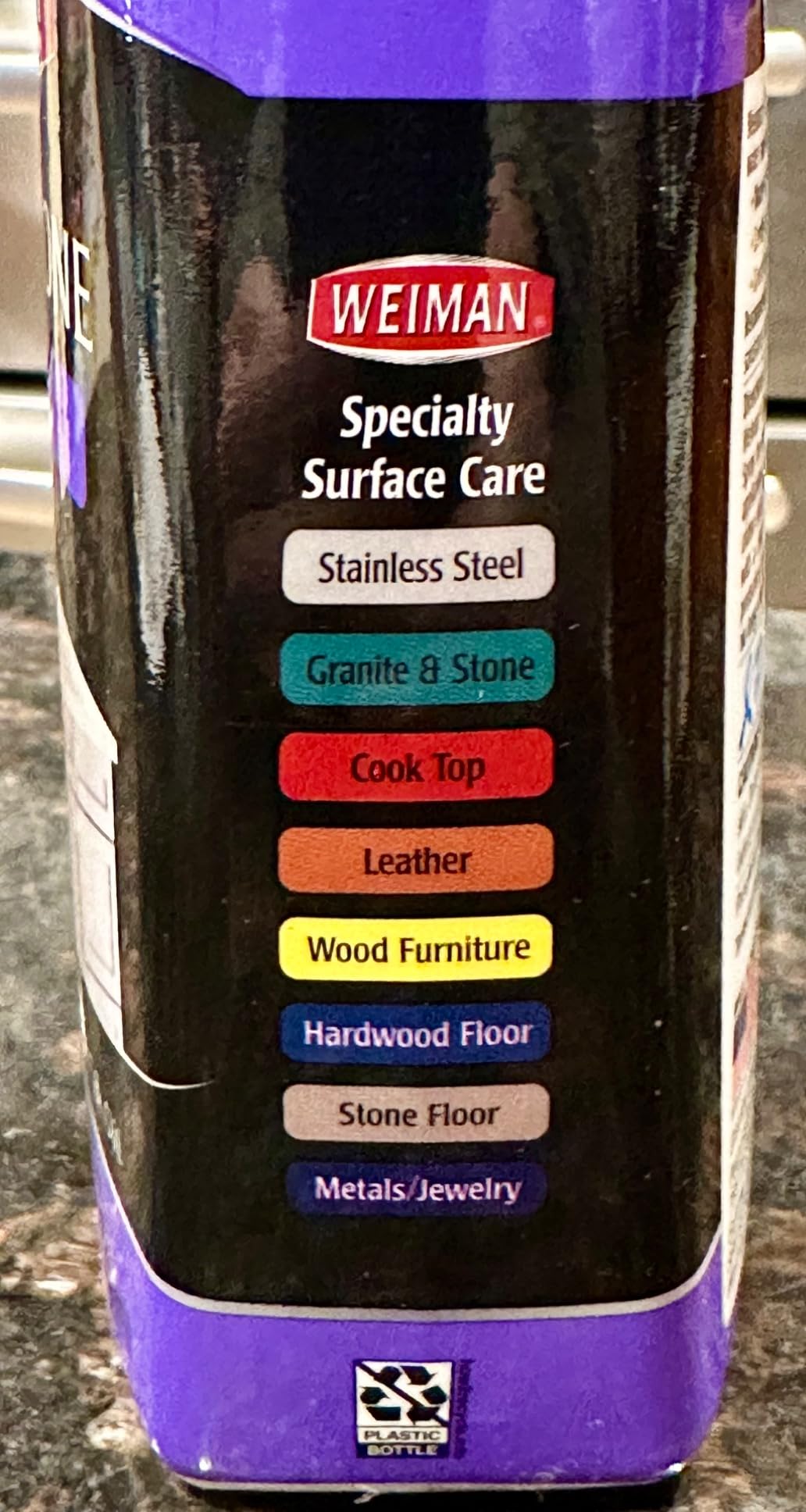 Weiman Granite & Stone Sealer Spray - Protects Kitchen Countertops, Sinks, Showers, Vanities & Floors From Stains - For Granite, Quartz, Marble, Tile, Limestone, Slate - Water Based, 24 oz - Customer Photo 3