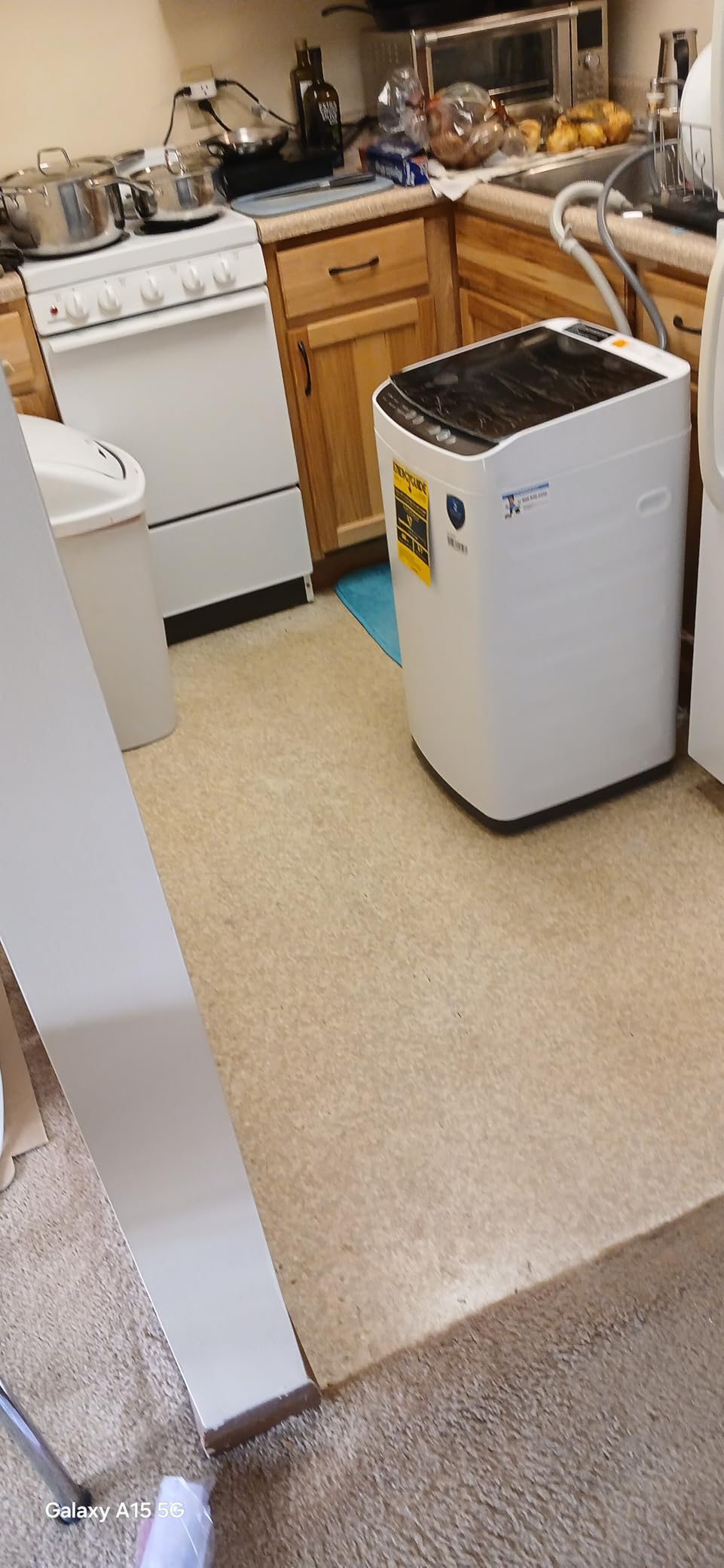 Midea Portable Washing Machine, 0.9 cu. ft with 6 Cycles, Drum Clean, Quick, Stainless Steel Tub, Transparent Lid, LED Display Washing Machine, White - Customer Photo 2