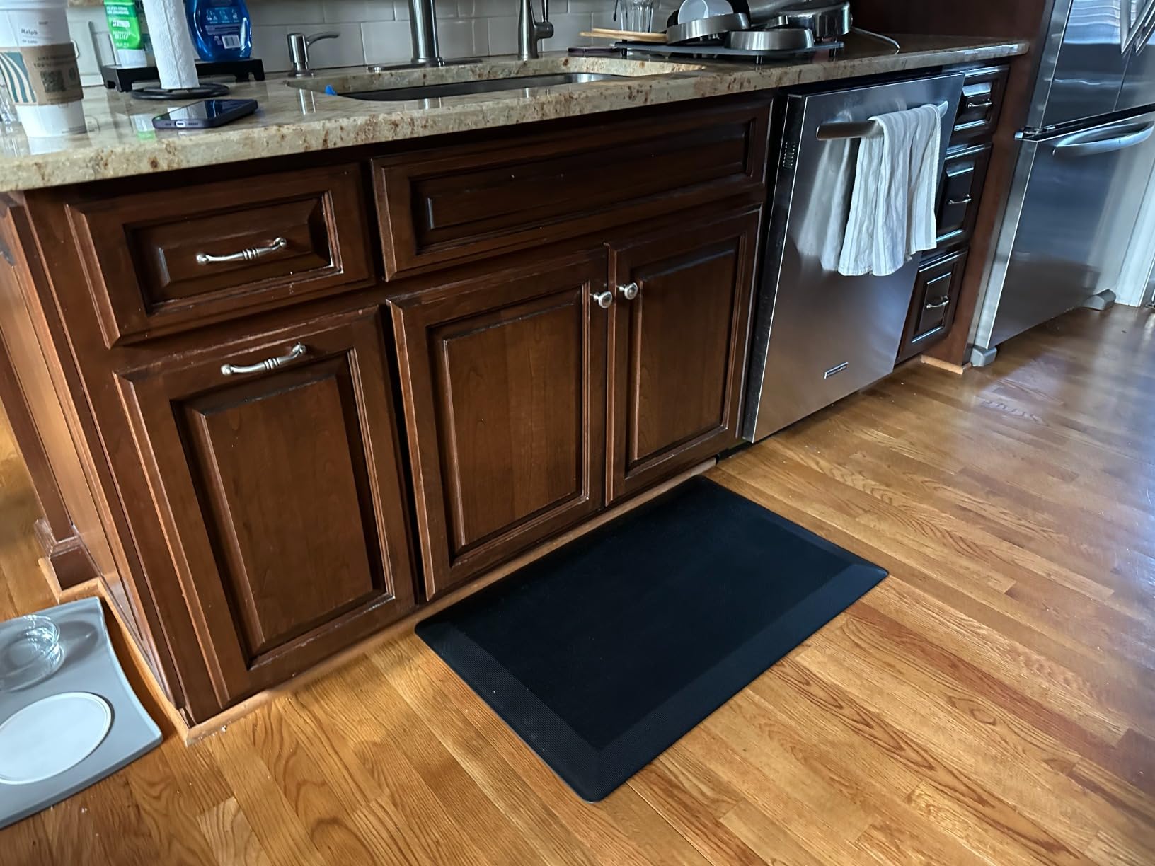 Anti Fatigue Kitchen Mats for Floor, 9/10 Extra Thick Cushioned Standing Desk Mat, Comfort Memory Foam Ergonomic Kitchen Rugs and Mats Non-Slip Waterproof for Office, Kitchen, Sink, 20
