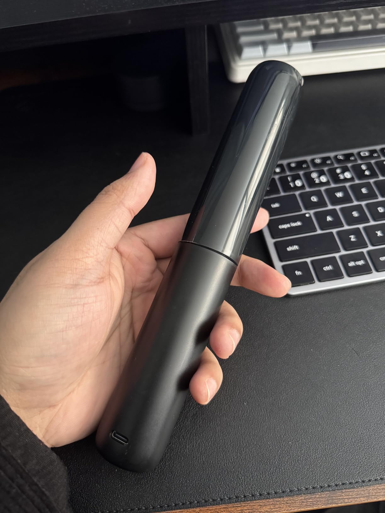 CIRCLE JOY Rechargeable Milk Frother Handheld, Dual Coil Whisk Head Electric Coffee Frother, Portable Hand Frother Wand Drink Mixer for Matcha Lattes Cappuccino, Kitchen Gifts, Black customer photo 1