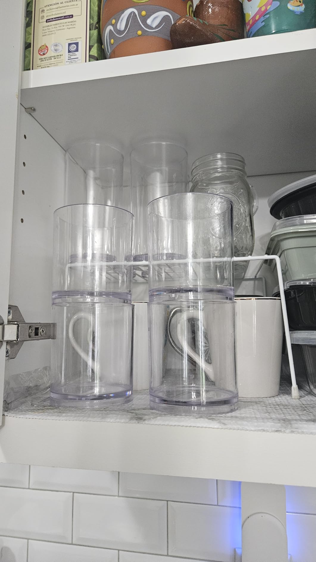 Plastic Drinking Glasses Set of 8, 14oz Rocks & 20oz Water Cups, Unbreakable Plastic Glasses Drinkware, Clear Kitchen Tumblers for Home & Outdoors, Reusable , BPA-Free, Top-Rack Dishwasher Safe - Customer Photo 3