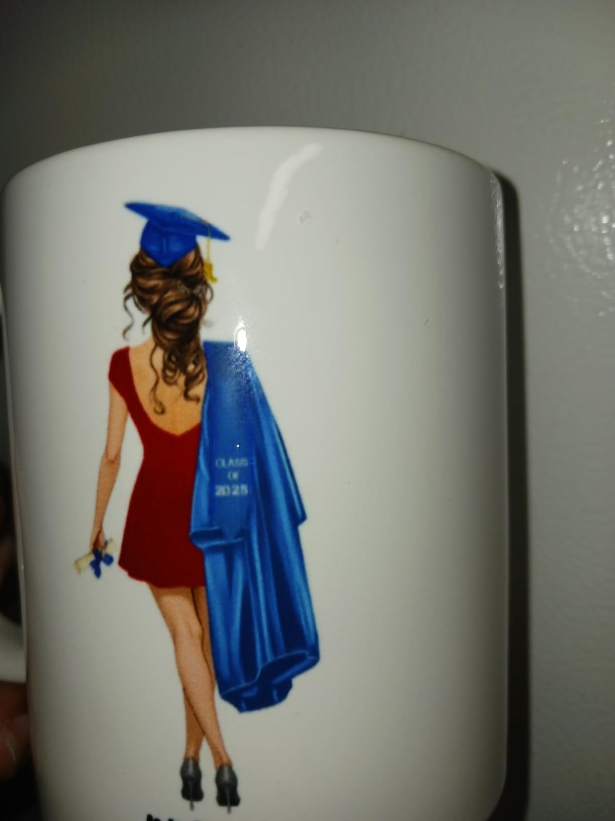 Custom Grandma Mug from Granddaughter, Personalized Grandma Gifts from Granddaughter, Grandma Coffee Mug, Christmas or Birthday Gifts for Grandma from Granddaughter, 11 Oz - Customer Photo 2