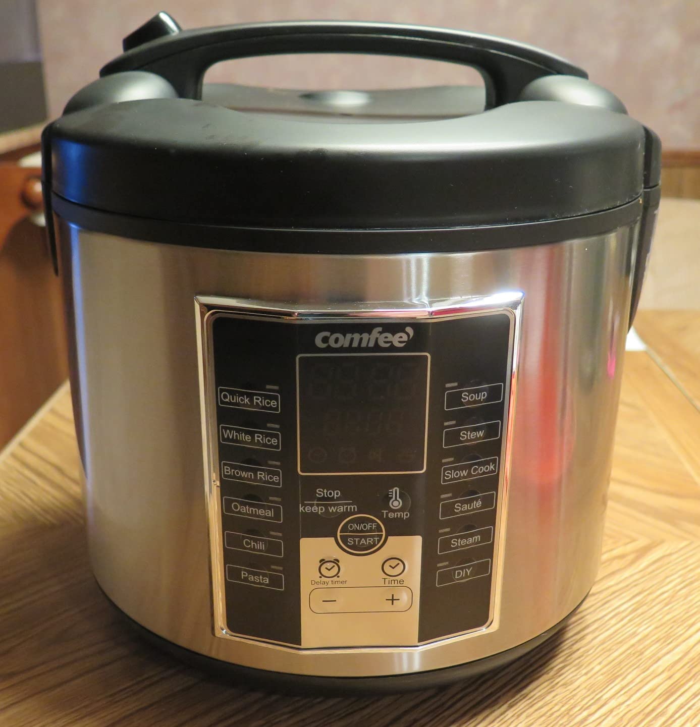 COMFEE' Rice Cooker, 14-in-1 Stainless Steel Multi Cooker, Slow Cooker, Steamer, Sauté, and Warmer, 5.3 QT, 20 Cups Cooked (10 Cups Uncooked), Brown Rice, Quinoa and Oatmeal - Customer Photo 1