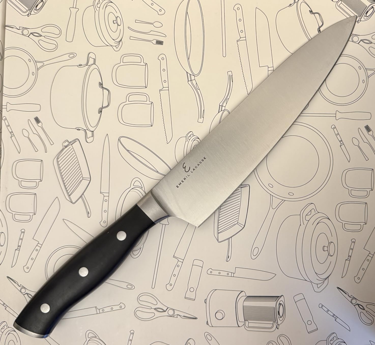 HENCKELS x EMERIL Lagasse The Nola Collection Razor-Sharp German 7-pc Self-Sharpening Knife Block Set, Made in Company-Owned German Factory with Special Formula Steel perfected for almost 300 Years - Customer Photo 3