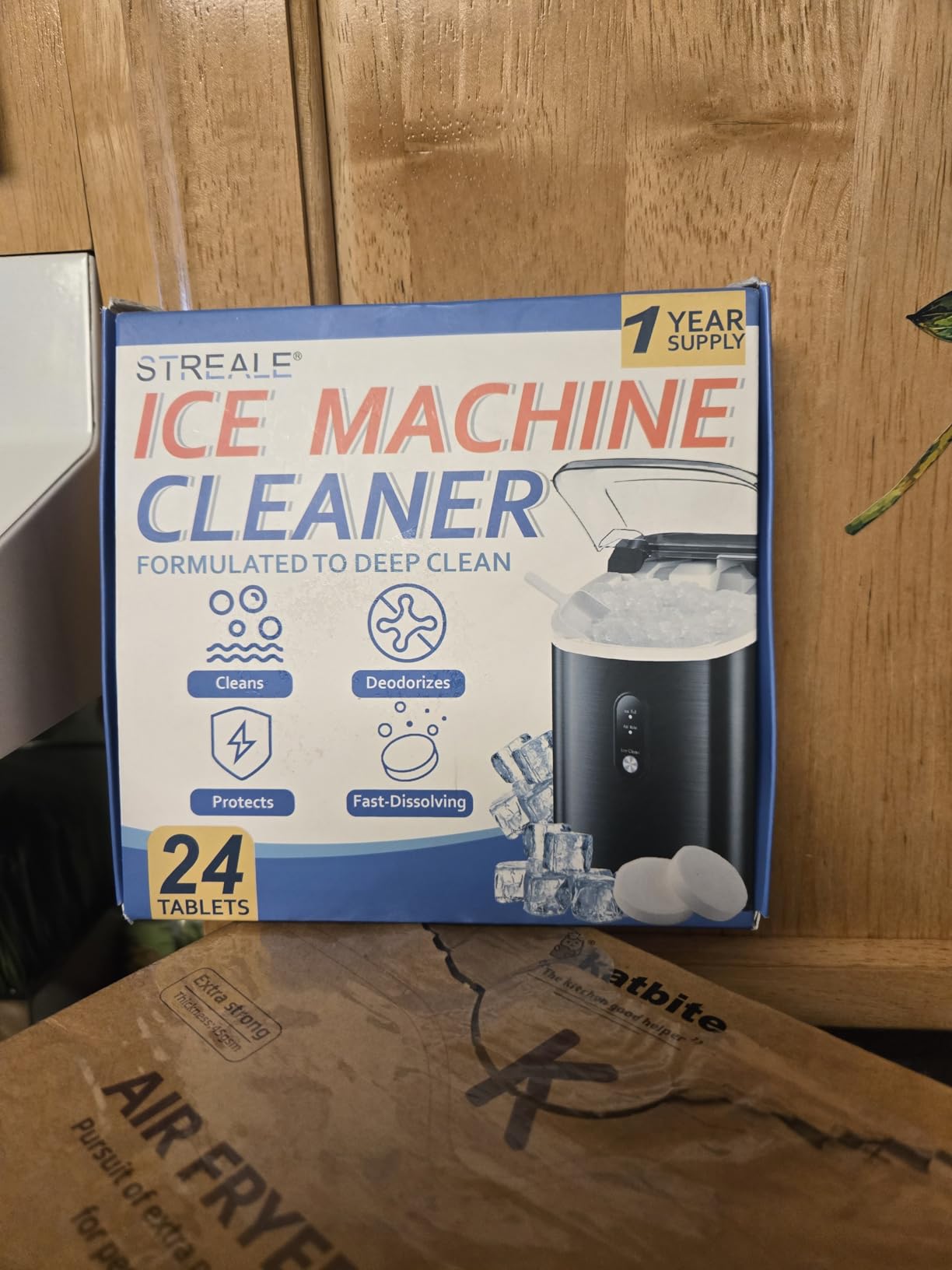 Ice Machine Cleaner Maker and Descaler - 24 Ice Maker Cleaner Tablets Compatible with All Major Brands, Nickel Safe Descaler Countertop Portable Commercial Icemaker Cleaning Solution Customer Review Ice Machine Cleaner Maker and Descaler - 24 Ice Maker Cleaner Tablets Compatible with All Major Brands, Nickel Safe Descaler Countertop Portable Commercial Icemaker Cleaning Solution - Customer Photo 1