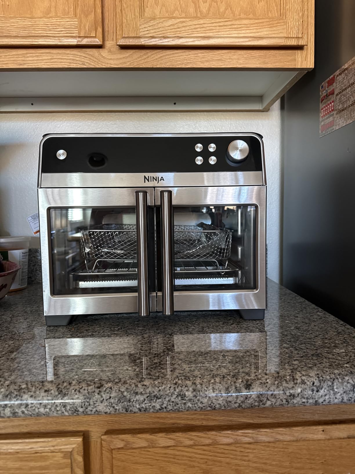 Ninja French Door Premier Air Fryer, Convection Oven, Toaster | 5-qt Air Fry Basket, Sheet Pan, Wire Rack, Broil Rack | PFAS-free Cooking Surface, Dishwasher-safe Accessories | FO101 (NEW) - Customer Photo 5