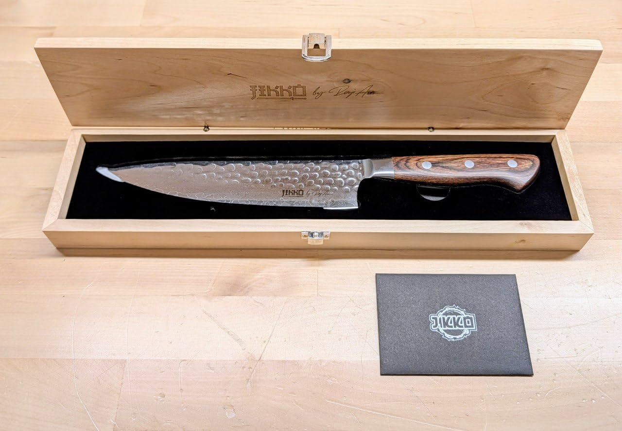 Jikko Damascus Edition - Japanese VG-10 Gyuto Chef Knife 8.5